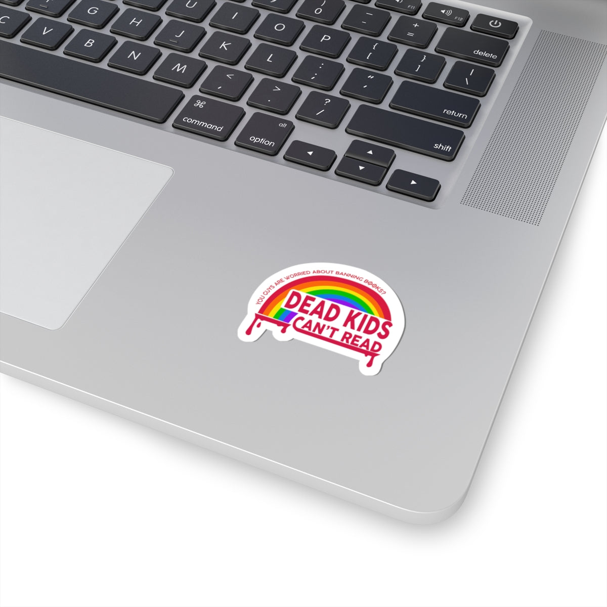 Bleeding Rainbow Kiss-Cut Stickers