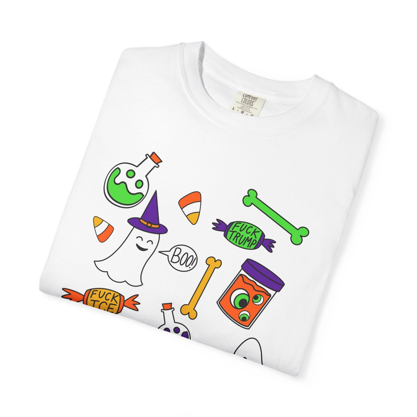 Halloween Candy Ghosts T-Shirt — Cute Spooky Trick-or-Treat Graphic Tee