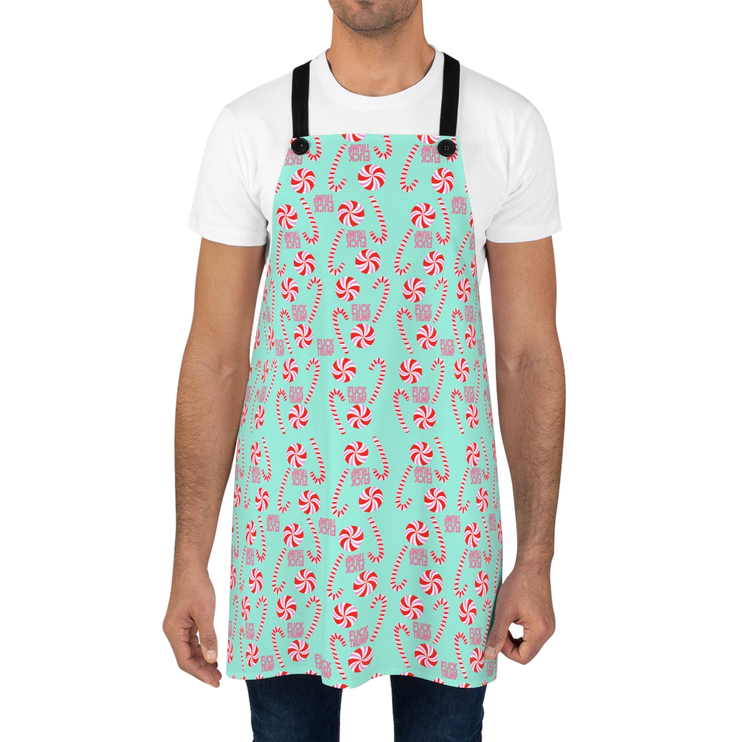 Slightly Subtle Peppermint Apron (AOP)
