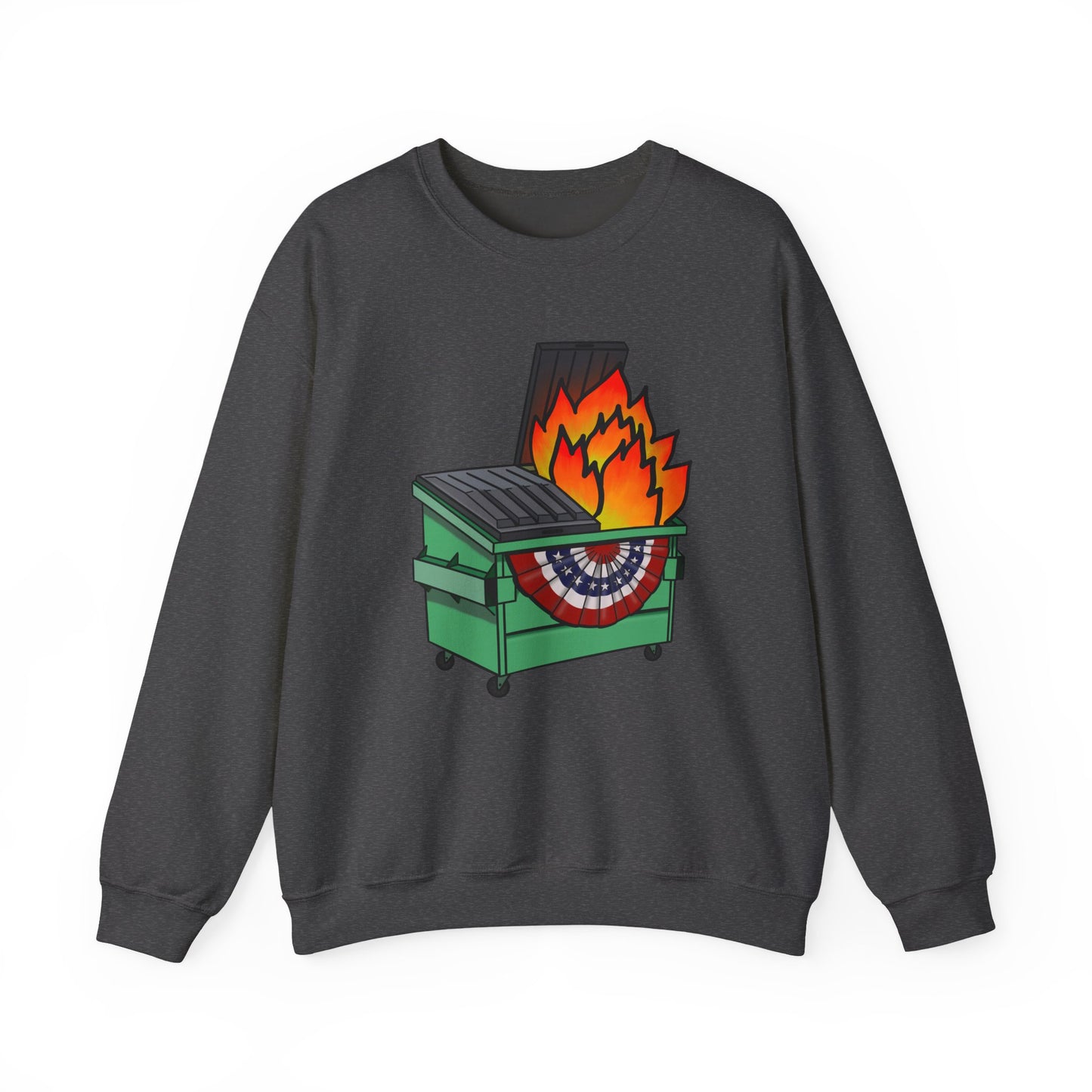 American Dumpster Fire Unisex Heavy Blend™ Crewneck Sweatshirt