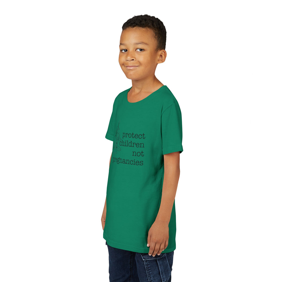 Protect Children Not Pregnancies Youth Short Sleeve Tee