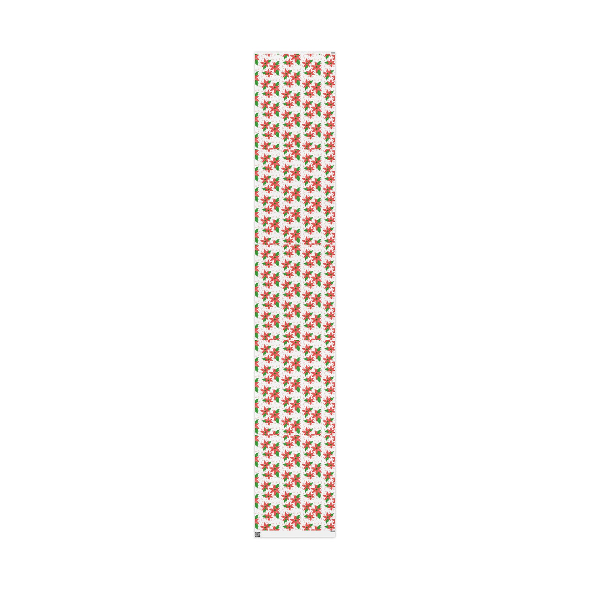 Poinsettia Pattern Wrapping Paper | Christmas Floral Holiday Wrap