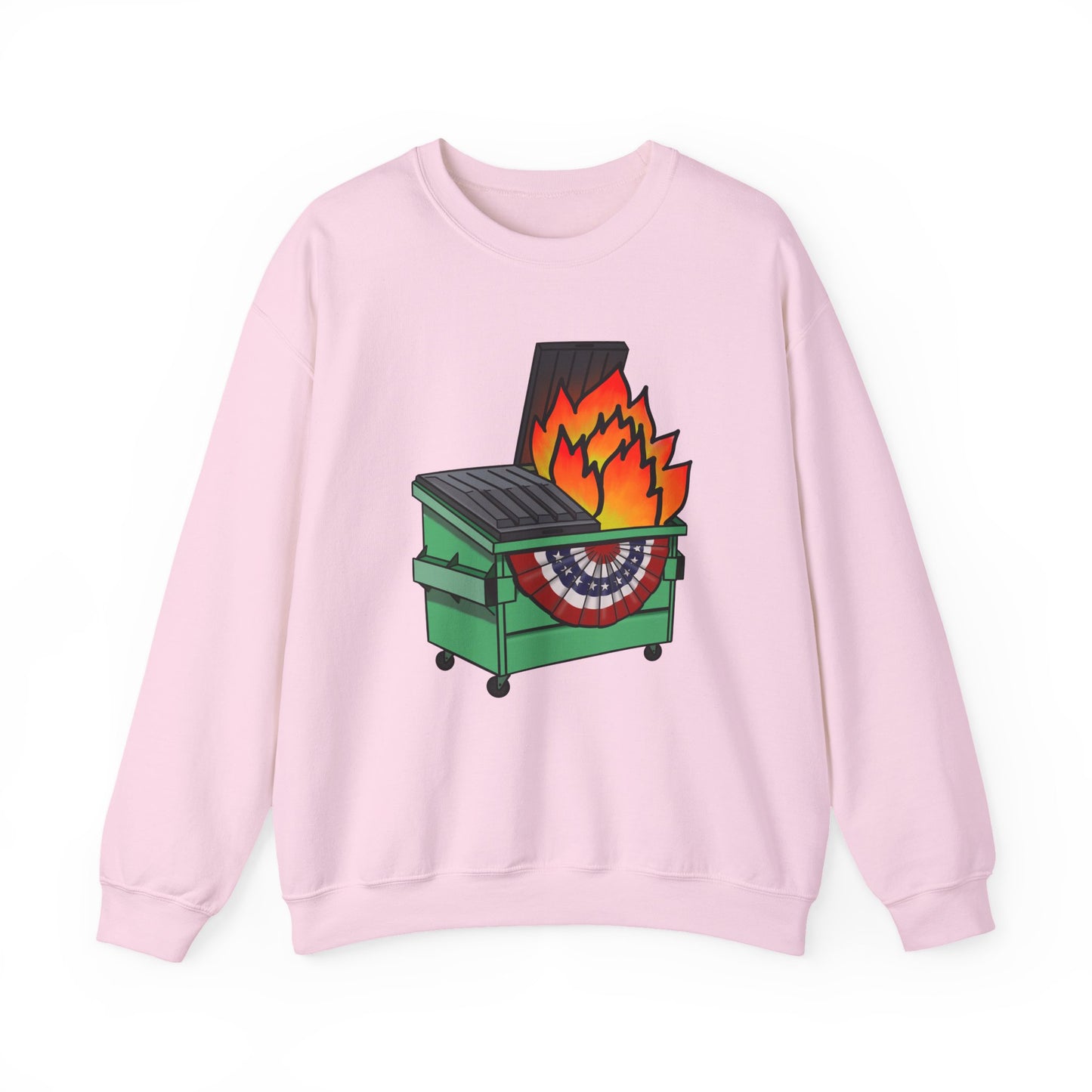 American Dumpster Fire Unisex Heavy Blend™ Crewneck Sweatshirt