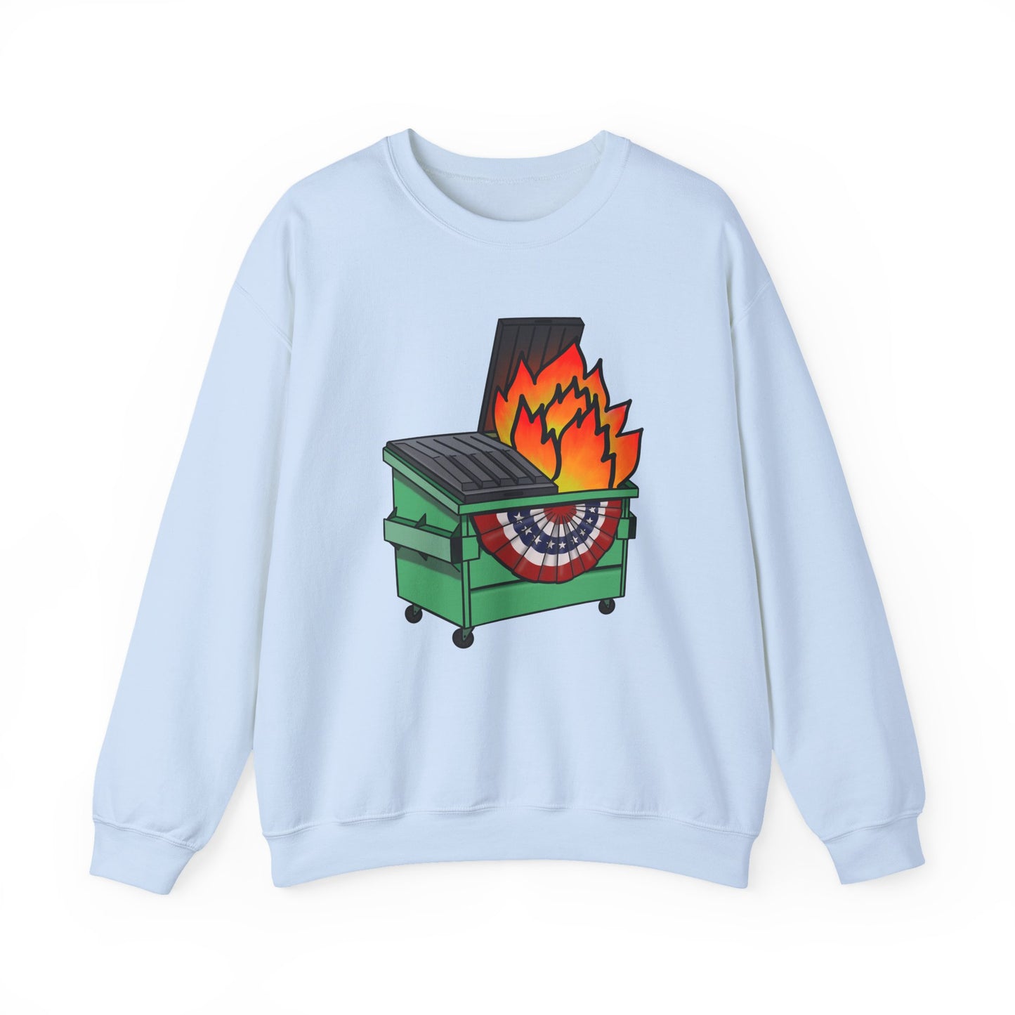 American Dumpster Fire Unisex Heavy Blend™ Crewneck Sweatshirt