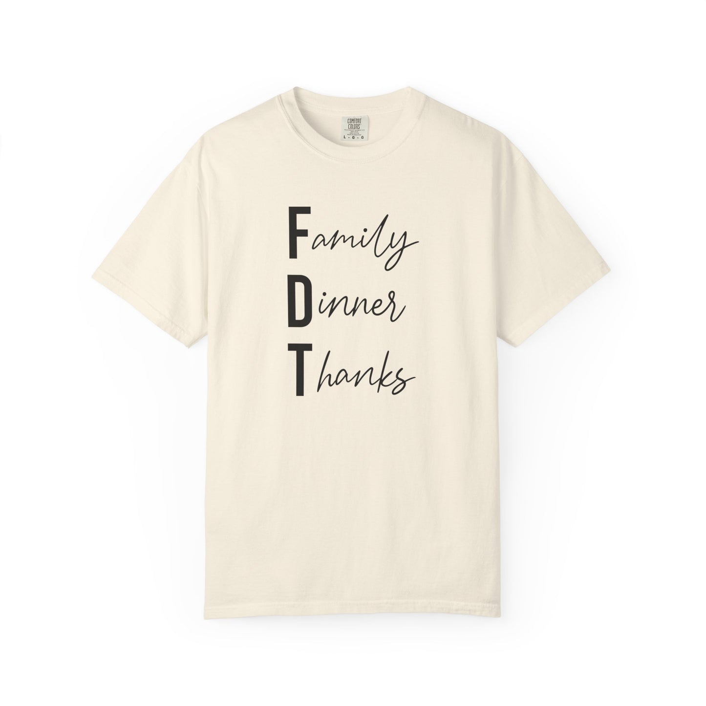 Family Dinner Thanks T-Shirt fdt Thanksgiving Family Gathering Tee