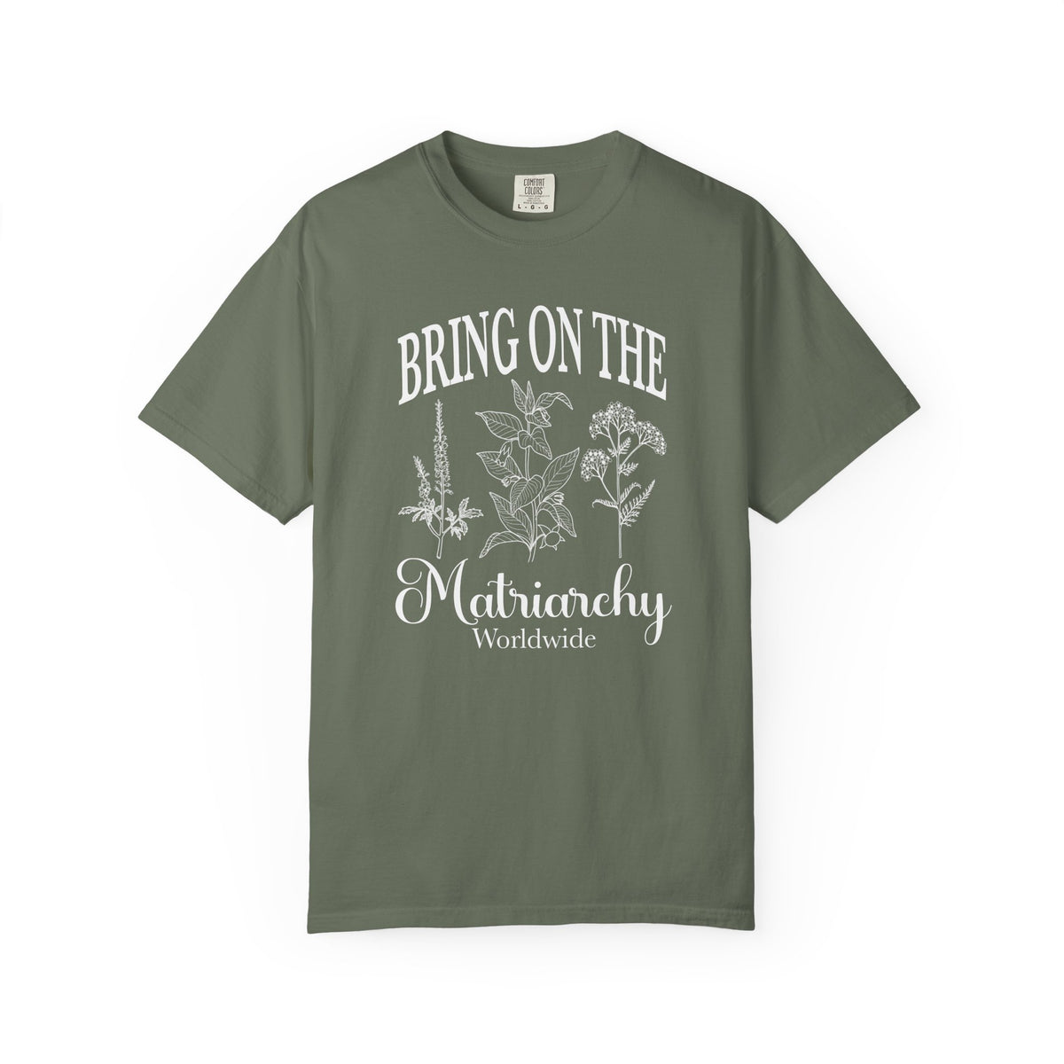 Bring On The Matriarchy T-shirt Feminist Floral Graphic Tee