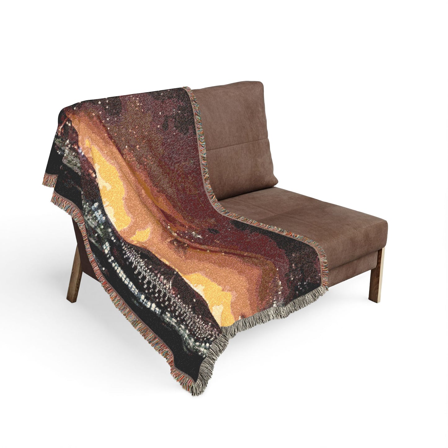 Warehouse Fire Woven Blanket | Bonfire Throw