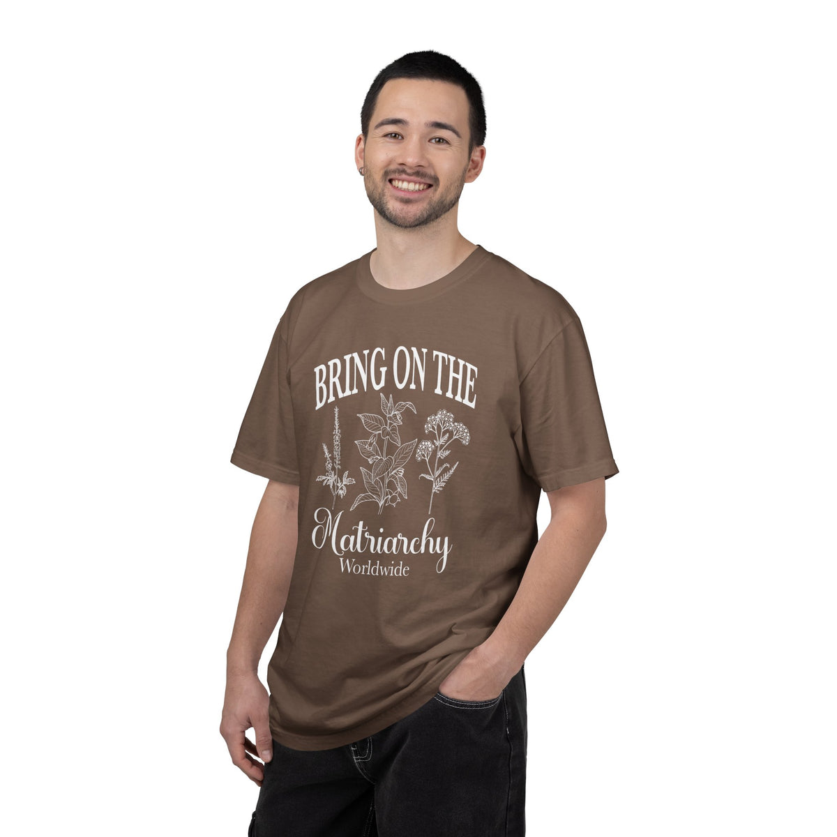 Bring On The Matriarchy T-shirt Feminist Floral Graphic Tee