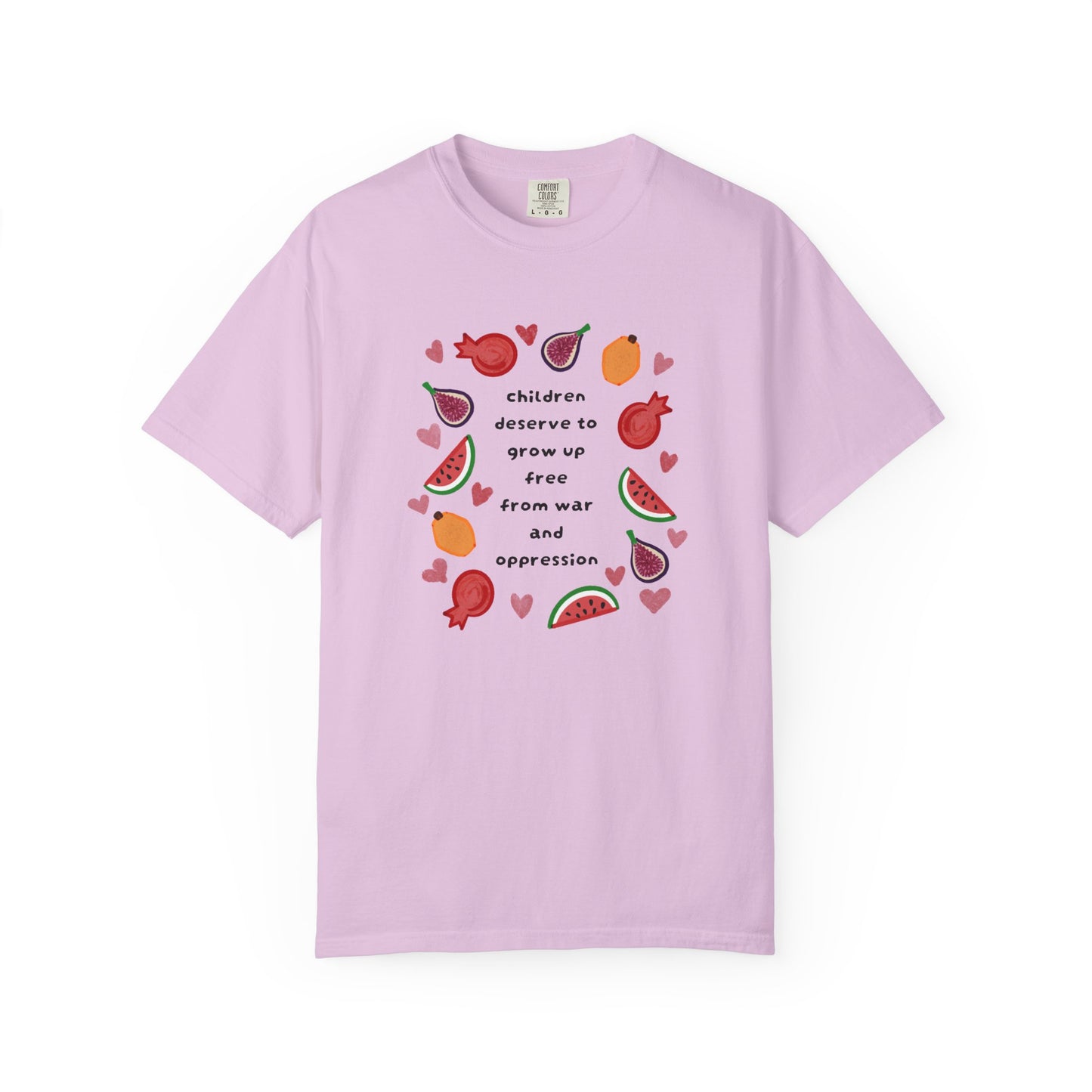Children Deserve to Grow Up Tee Anti War Peace & Freedom Statement T-Shirt
