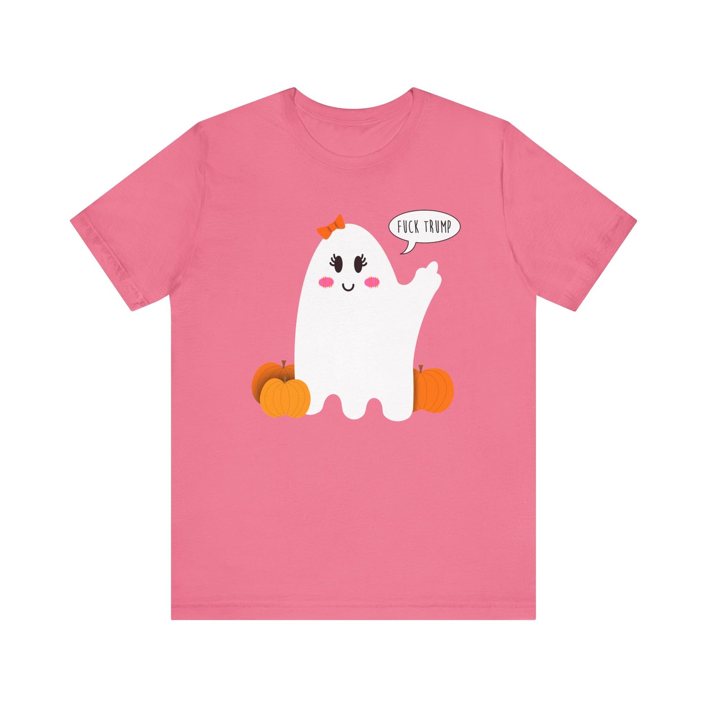 Slightly Subtle Cute Ghost Halloween Humor Unisex Tee, Casual Ghost Shirt, Funny Halloween Gift, Statement Tee for Parties, October Apparel