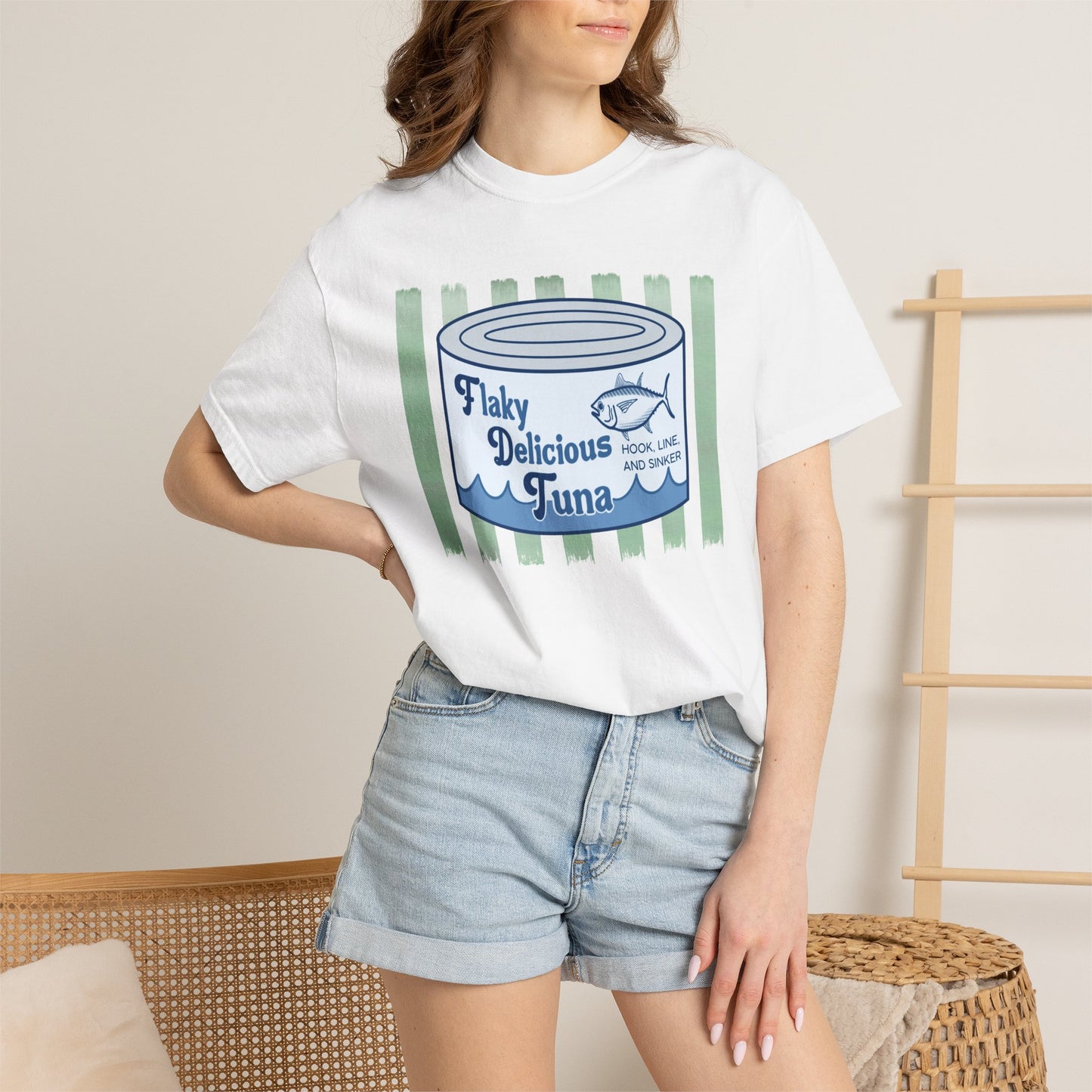 Flaky Delicious Tuna Garment-Dyed T-shirt Comfort Colors FDT