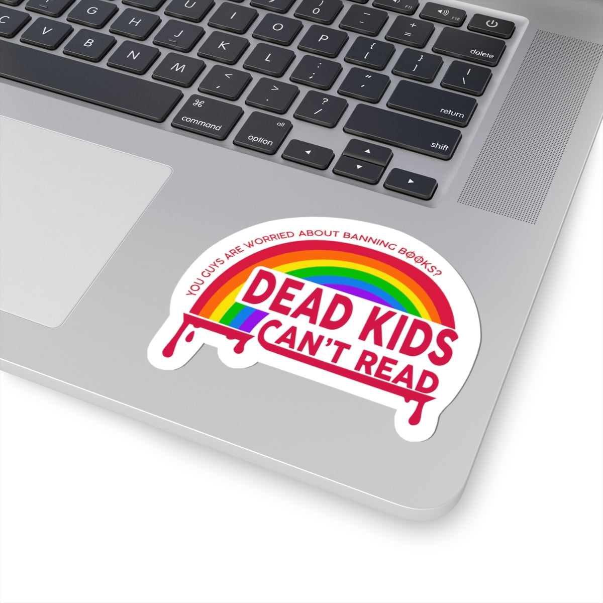 Bleeding Rainbow Kiss-Cut Stickers