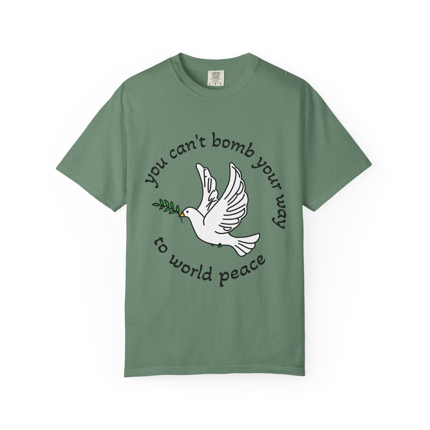 Bombs for World Peace Comfort Colors T Shirt