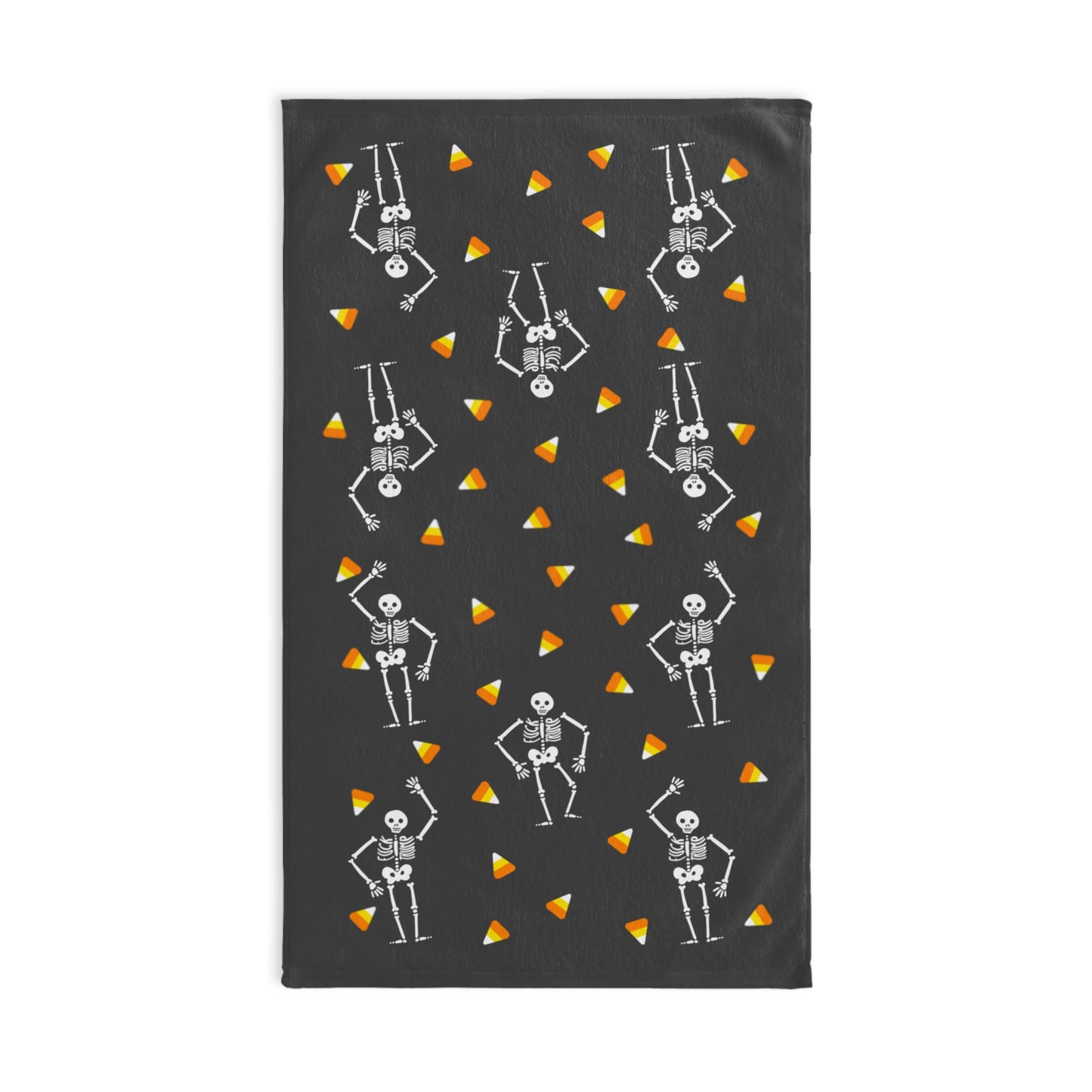 Slightly Subtle Skeleton Hand Towel, Grey Halloween Spooky Trump Fun Decor for Kitchen or Bathroom, Perfect Parties, Trick or Treat, Fall Vibes