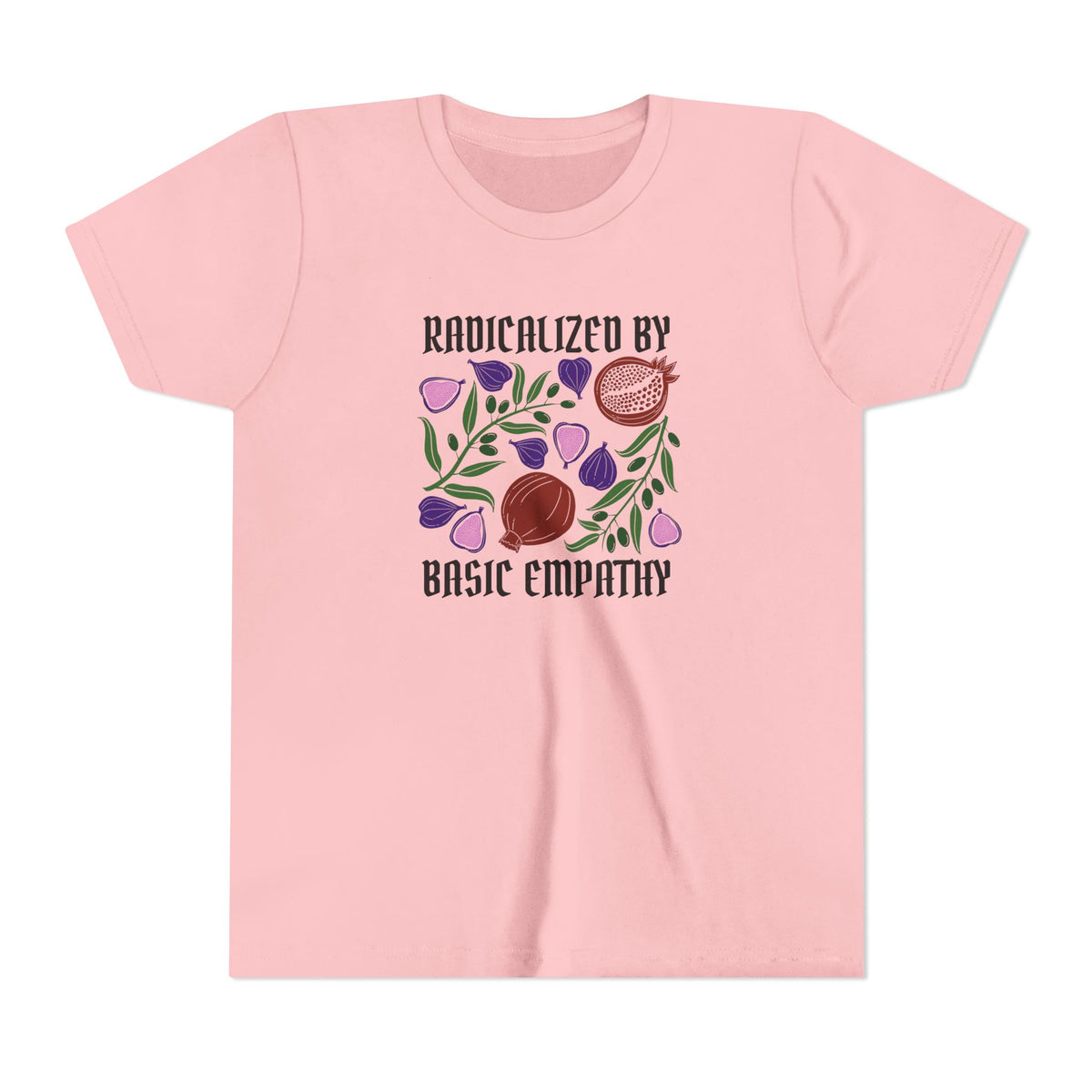 Youth Radicalized by Basic Empathy Floral Graphic T-Shirt