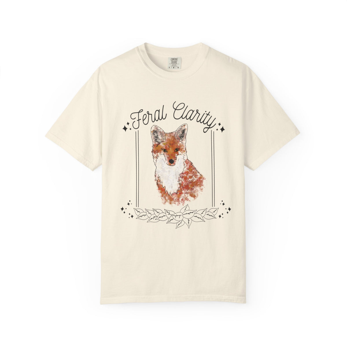 Feral Clarity Fox Graphic T-Shirt