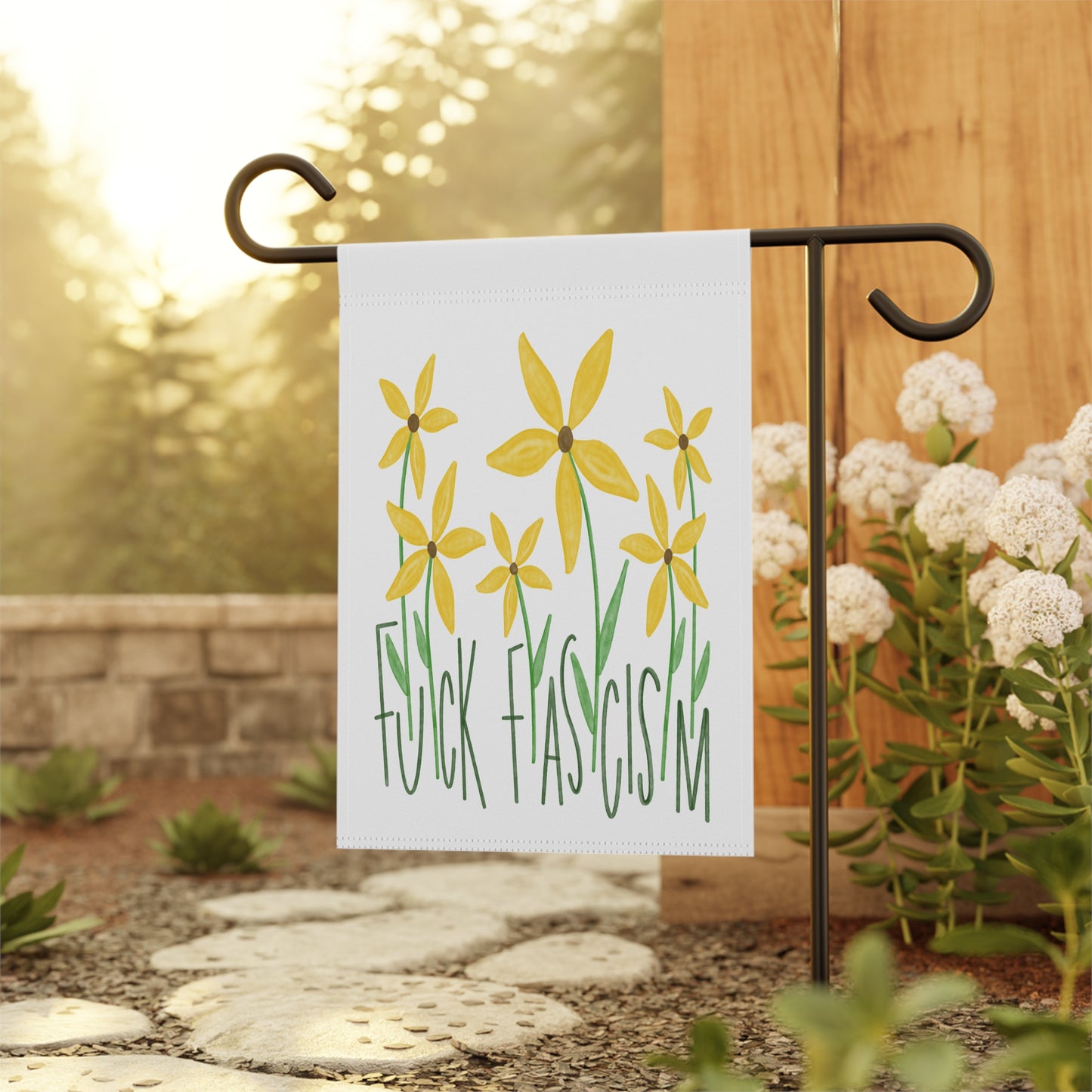 Slightly Subtle Black Eyed Susan Garden Flag | Floral House Banner