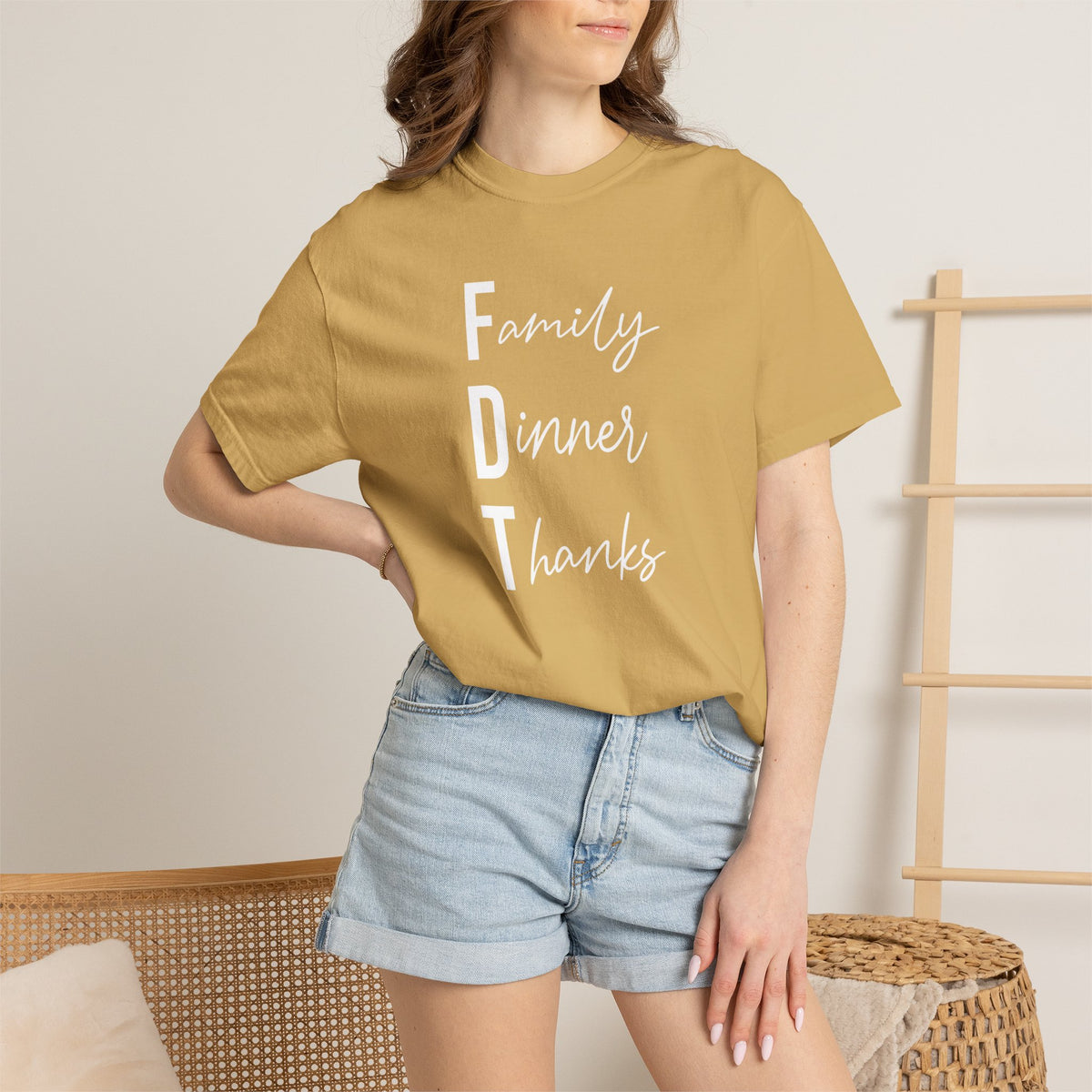Family Dinner Thanks T-Shirt fdt Thanksgiving Family Gathering Tee