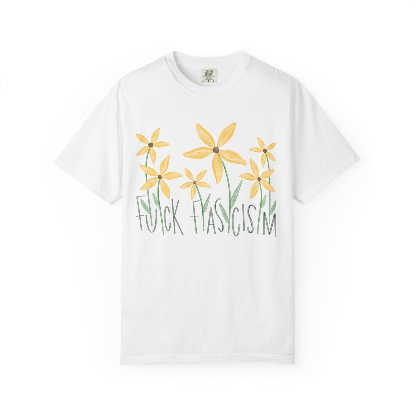 Slightly Subtle Black Eyed Susan T-Shirt | Yellow Floral Comfort Colors Tee