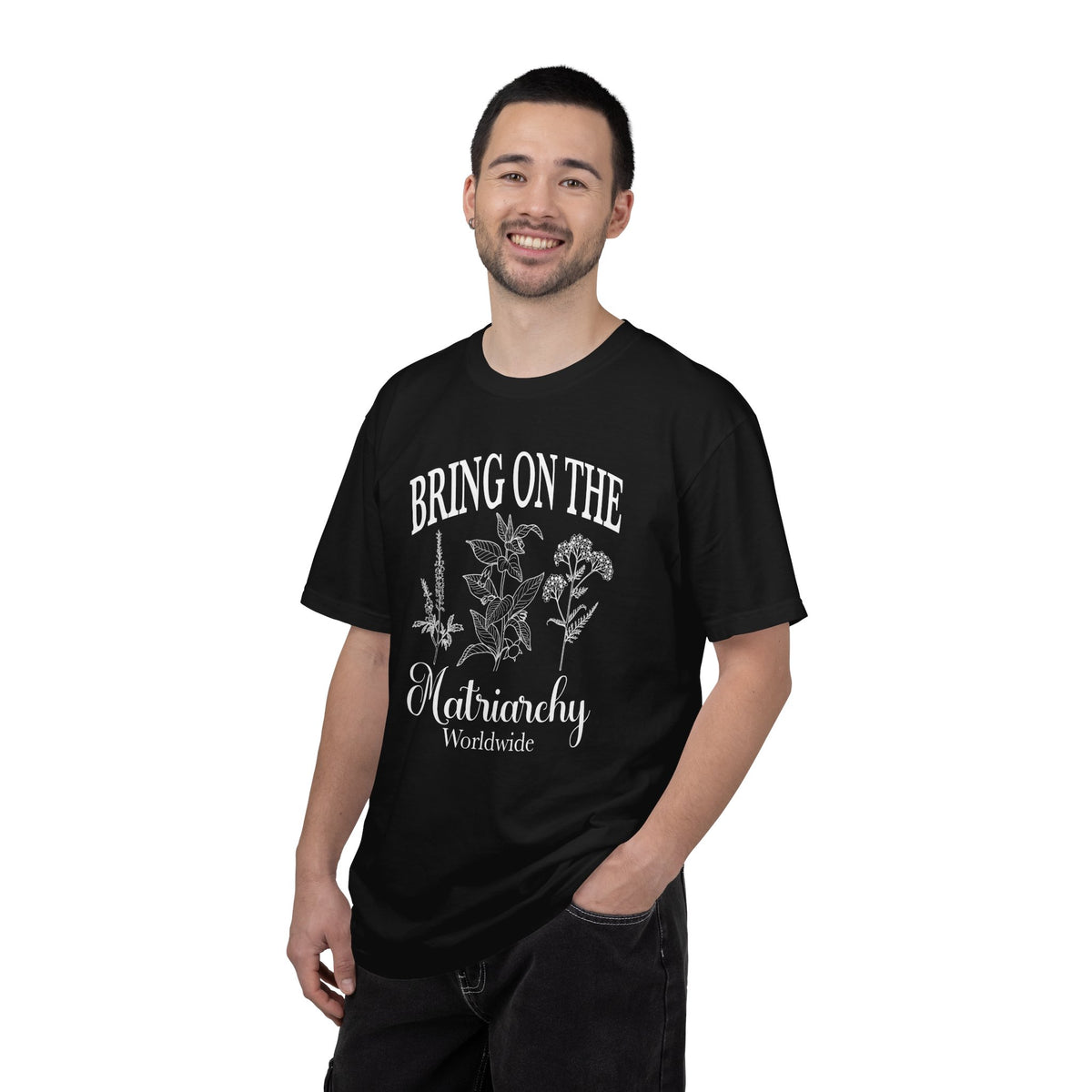 Bring On The Matriarchy T-shirt Feminist Floral Graphic Tee