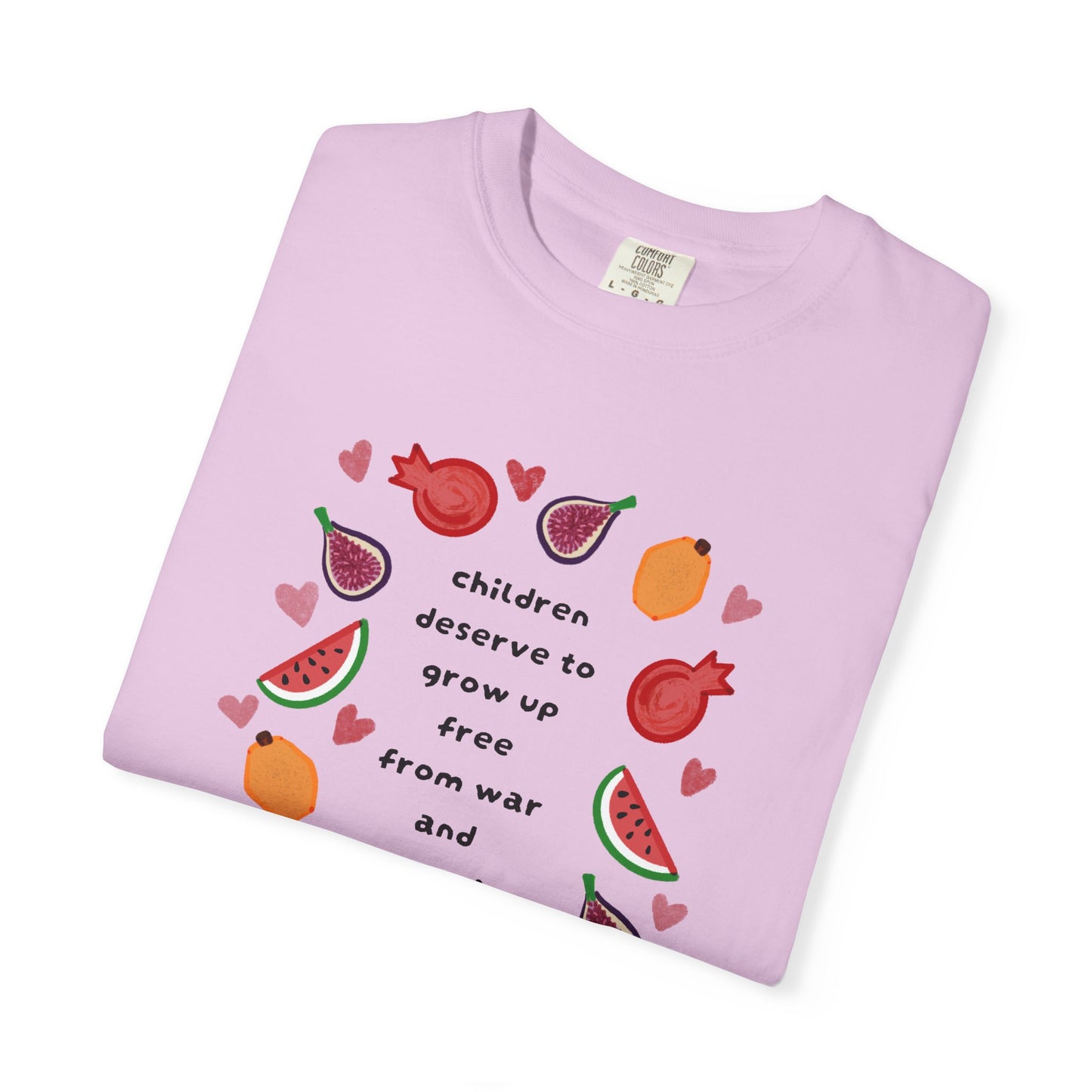 Children Deserve to Grow Up Tee Anti War Peace & Freedom Statement T-Shirt