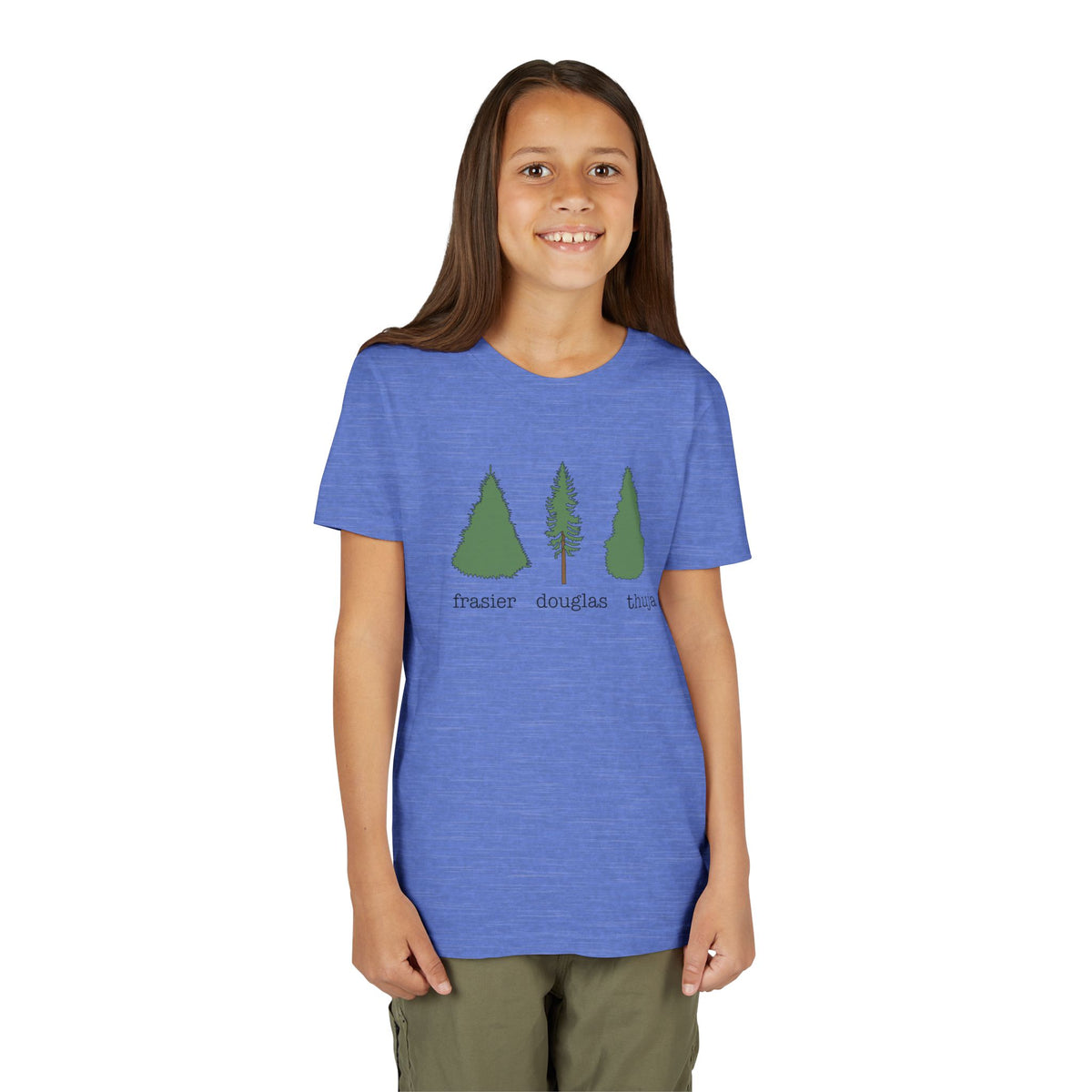 Youth Short Sleeve Tee – Fraser Douglas Thuja Tree Lover Shirt