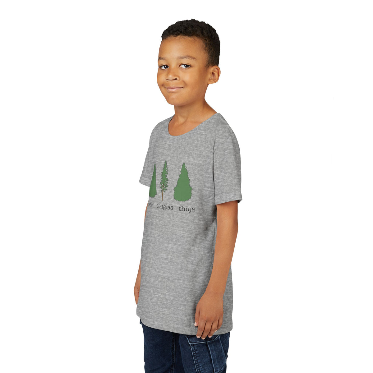 Youth Short Sleeve Tee – Fraser Douglas Thuja Tree Lover Shirt