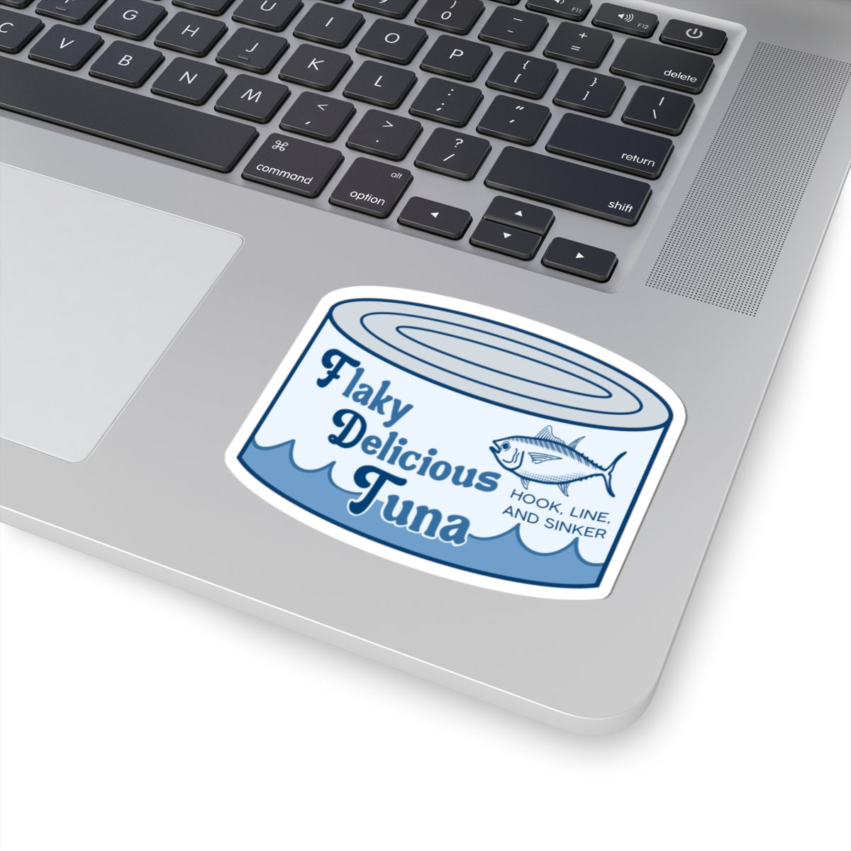 Flaky Delicious Tuna Vintage Canned Fish Decal Sticker FDT