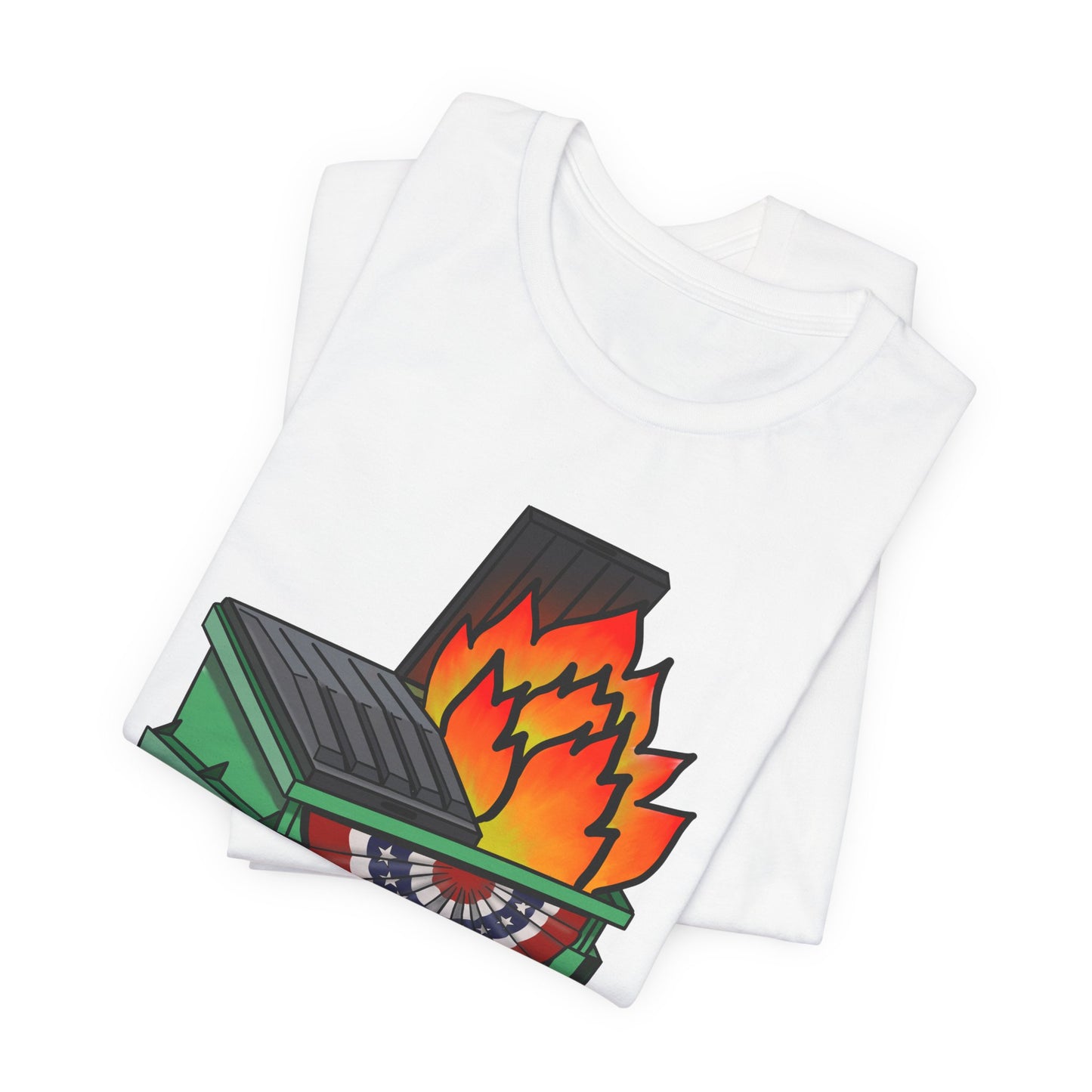 American Dumpster Fire Unisex Jersey Short Sleeve Tee