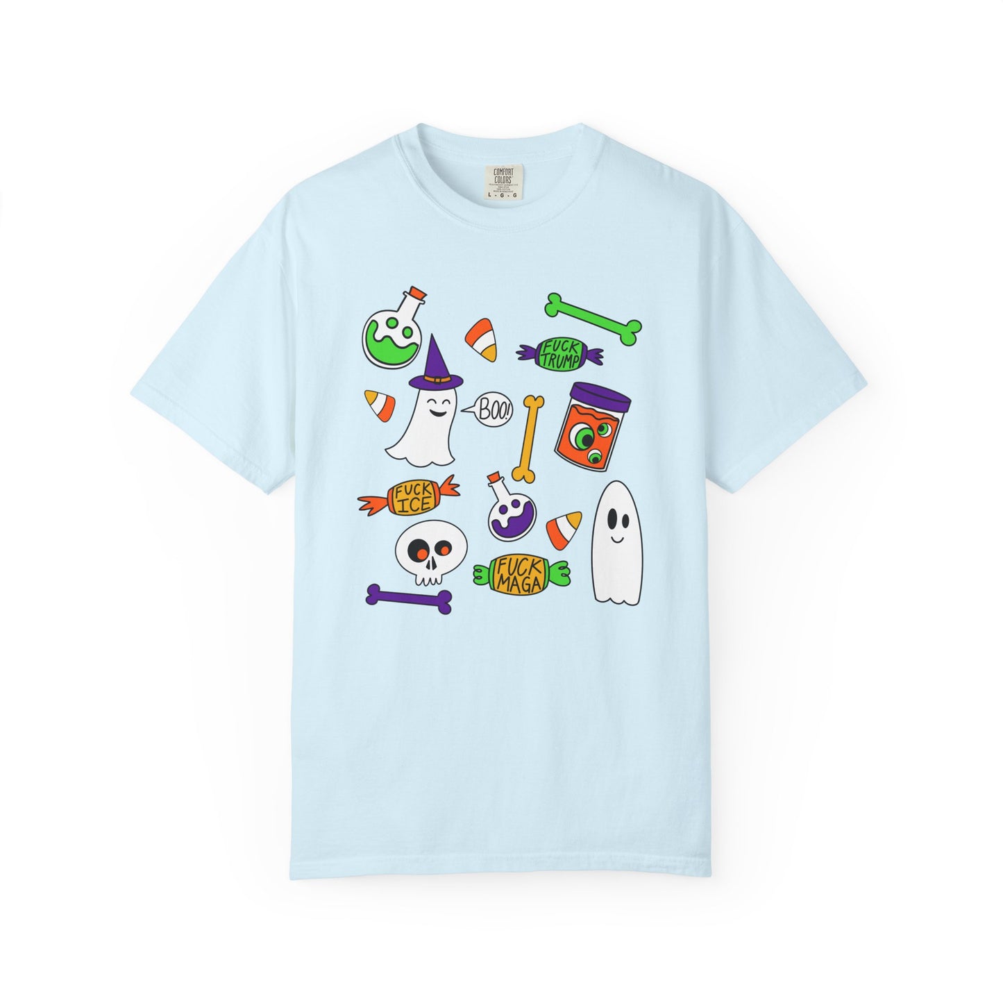 Halloween Candy Ghosts T-Shirt — Cute Spooky Trick-or-Treat Graphic Tee