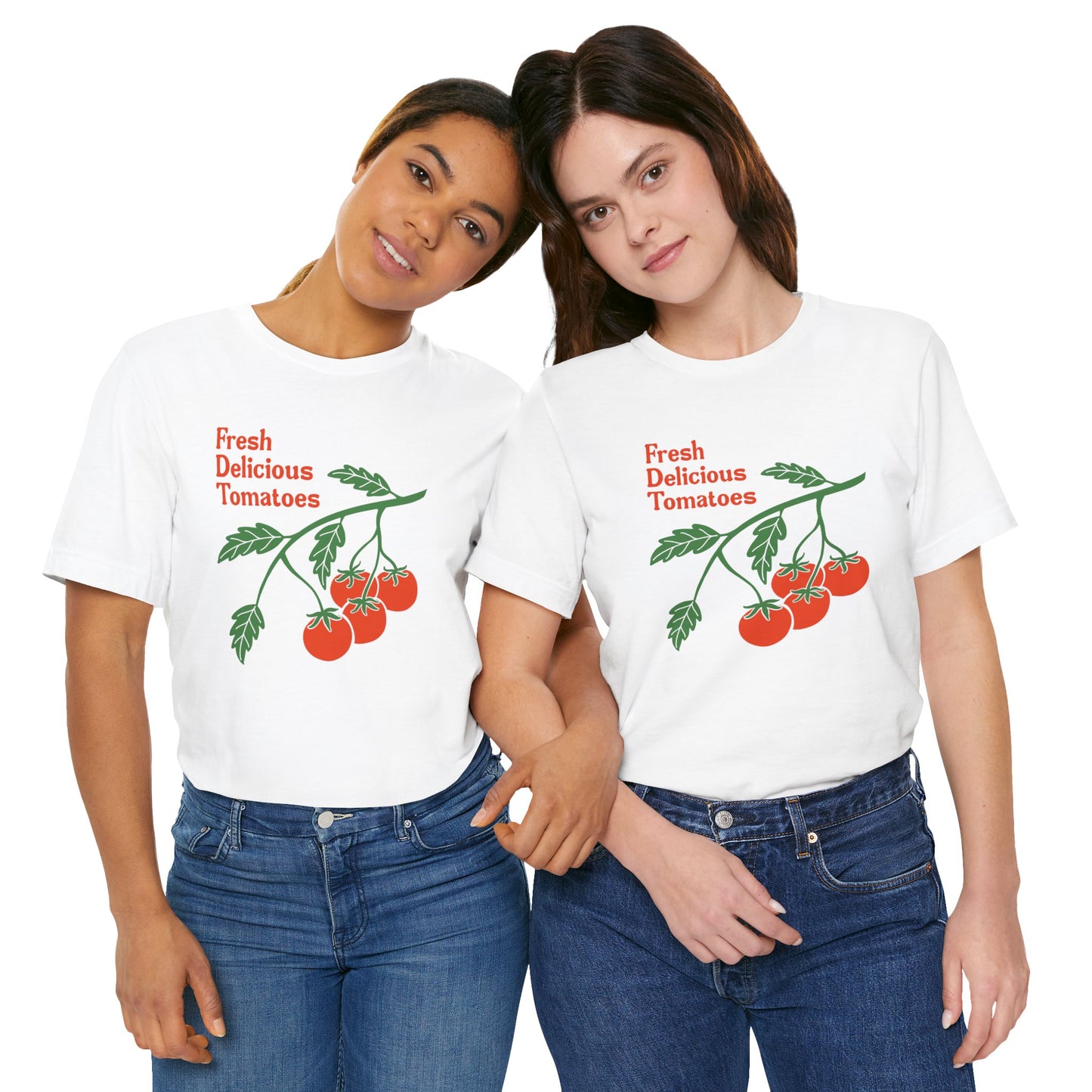 Fresh Delicious Tomatoes T-Shirt | Bella Canvas FDT