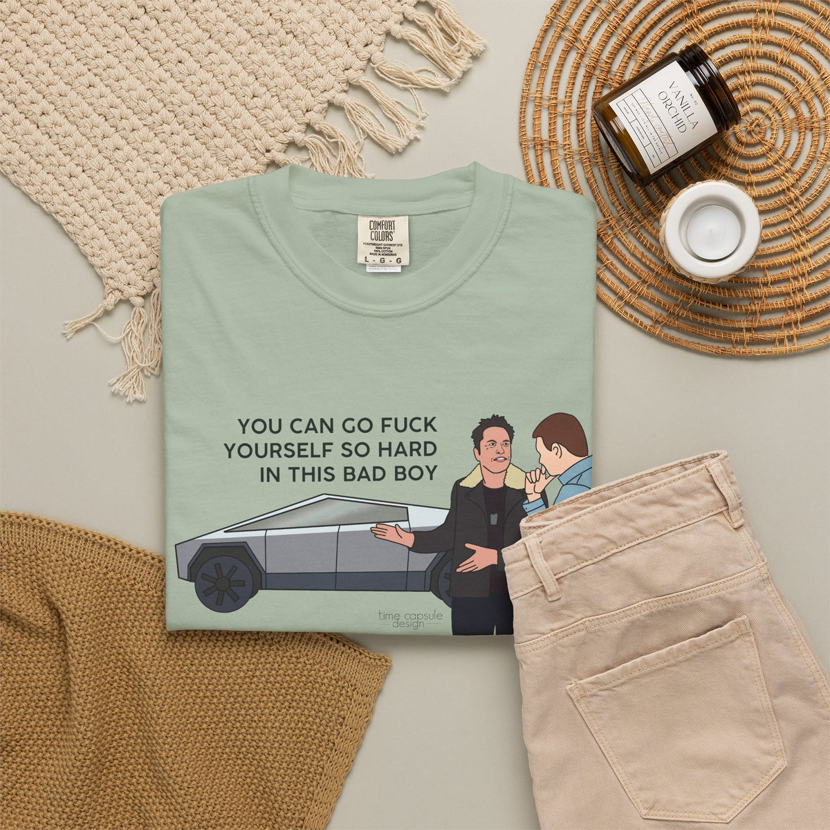 Elon Musk Cybertruck Tesla You Can Go Fuck Yourself So Hard in This Bad Boy T-Shirt