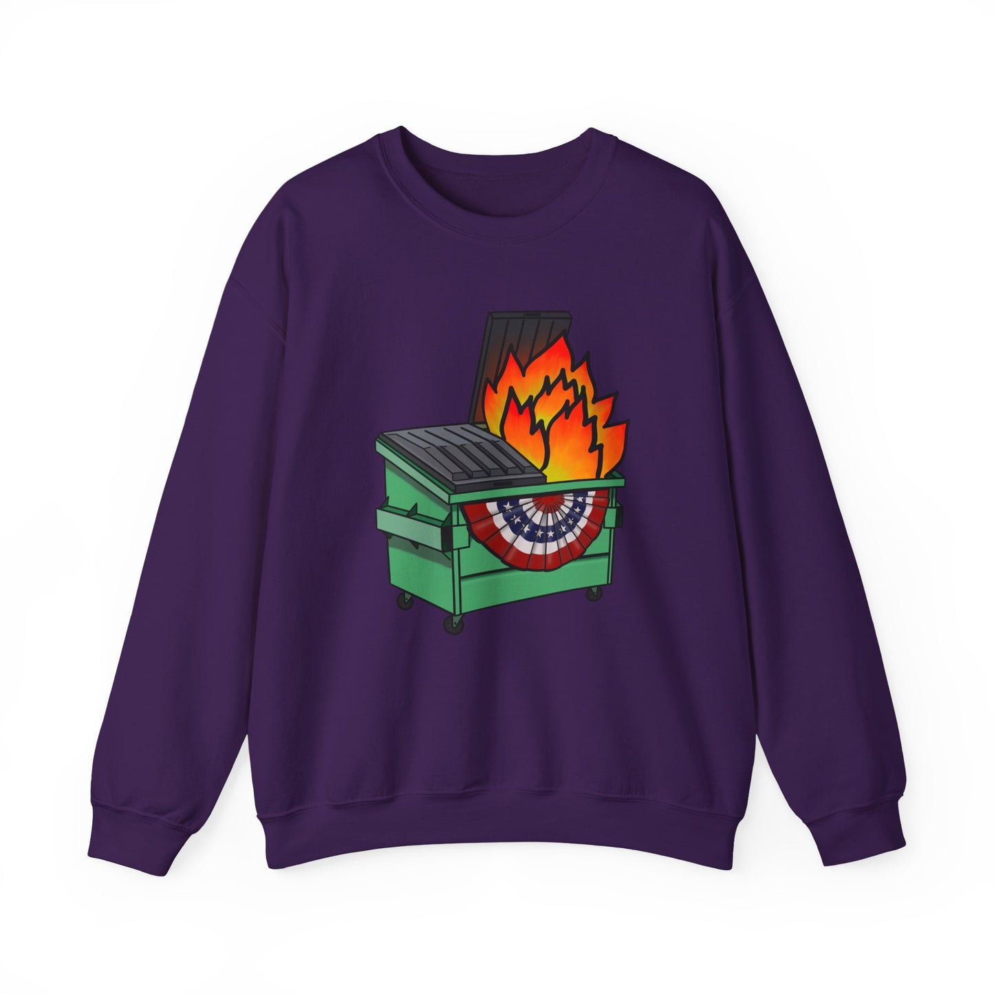 American Dumpster Fire Unisex Heavy Blend™ Crewneck Sweatshirt