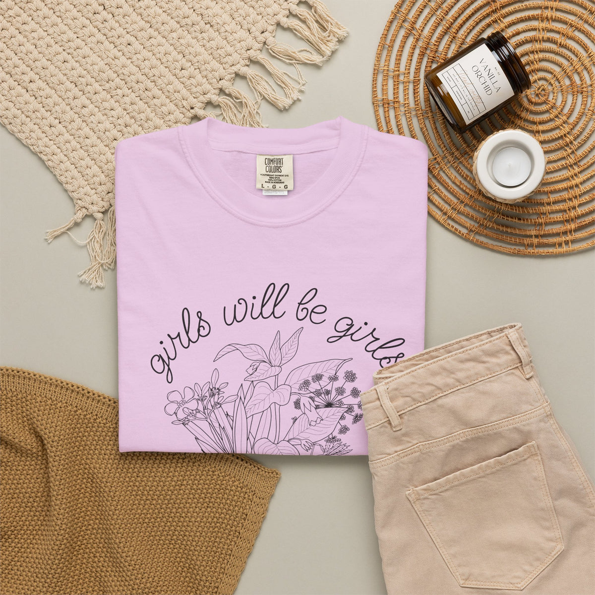 Girls Will Be Girls Floral T-Shirt
