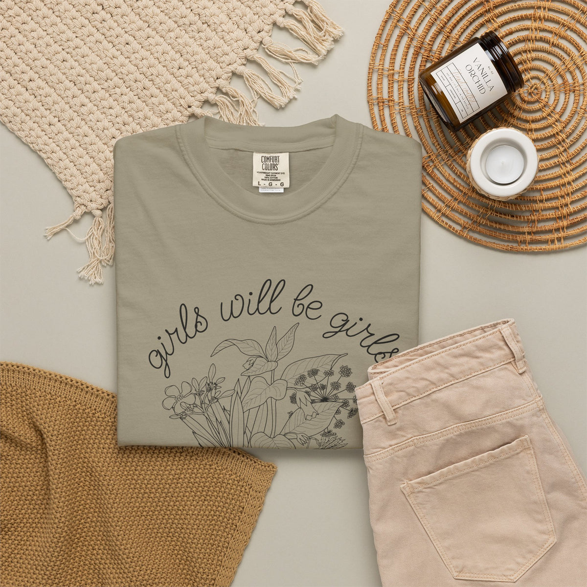 Girls Will Be Girls Floral T-Shirt