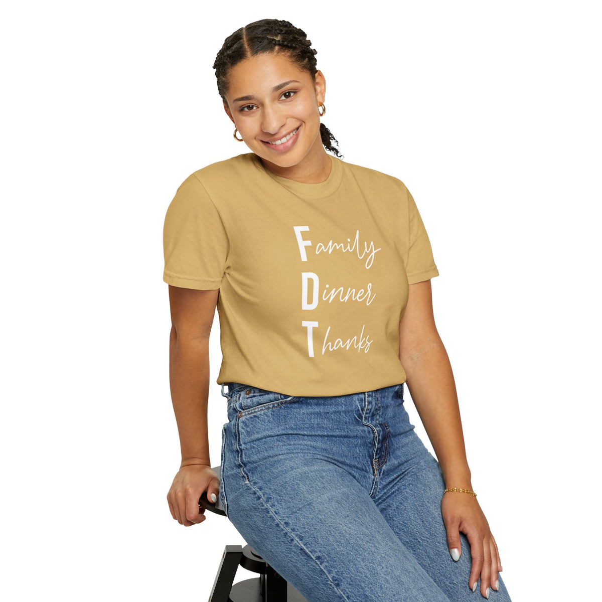 Family Dinner Thanks T-Shirt fdt Thanksgiving Family Gathering Tee