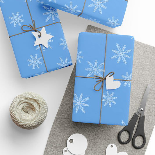 Slightly Subtle Snowflake Wrapping Paper, Hidden Message FDT Winter Gift Wrap, Holiday Packaging, Christmas Decor Wrap, Eco-Friendly Options