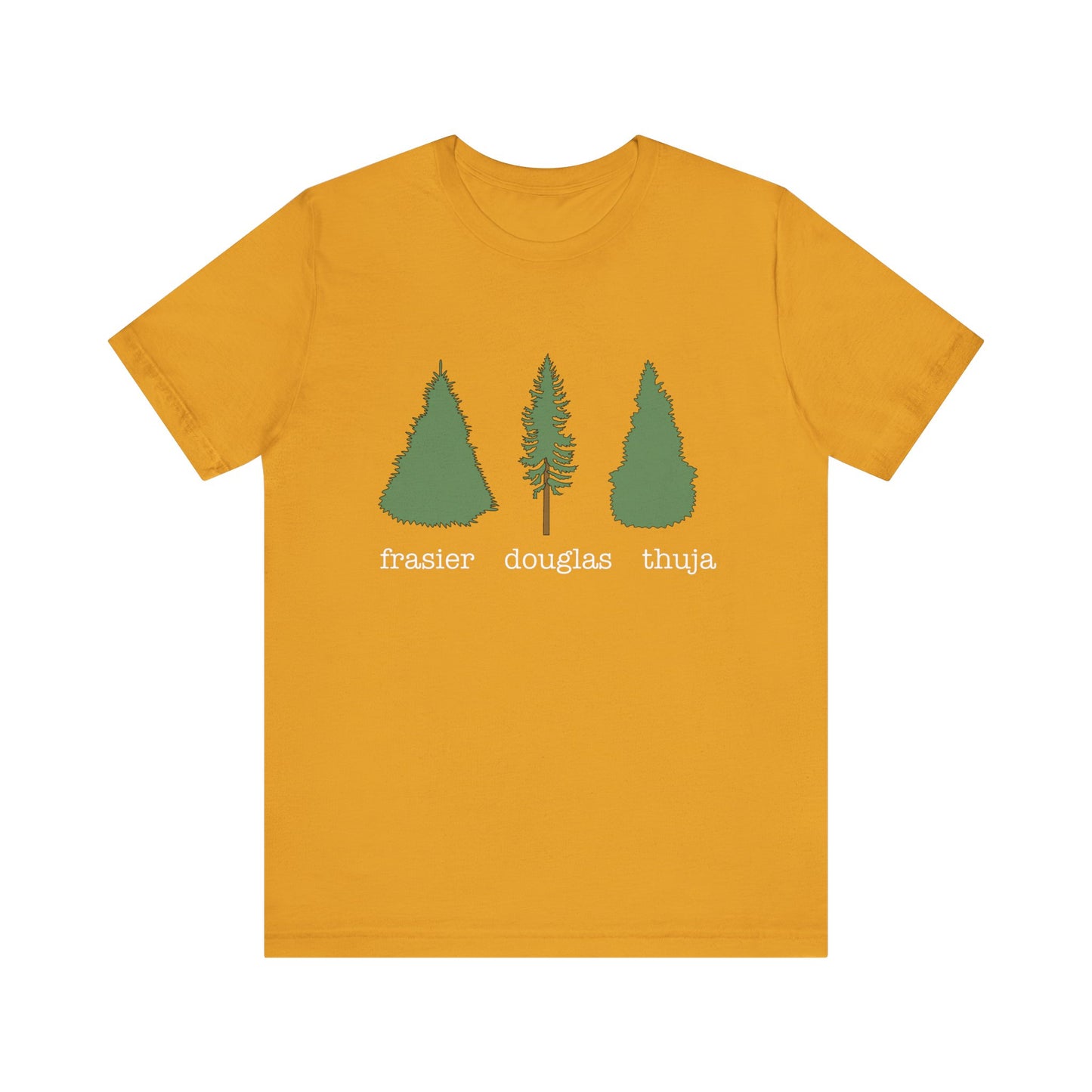 Frasier Douglas Thuja FDT Pine Tree Tee for Nature Lovers, Unisex Birthday Gift, Casual Wear, Outdoor Adventure Shirt, Eco-Conscious Style