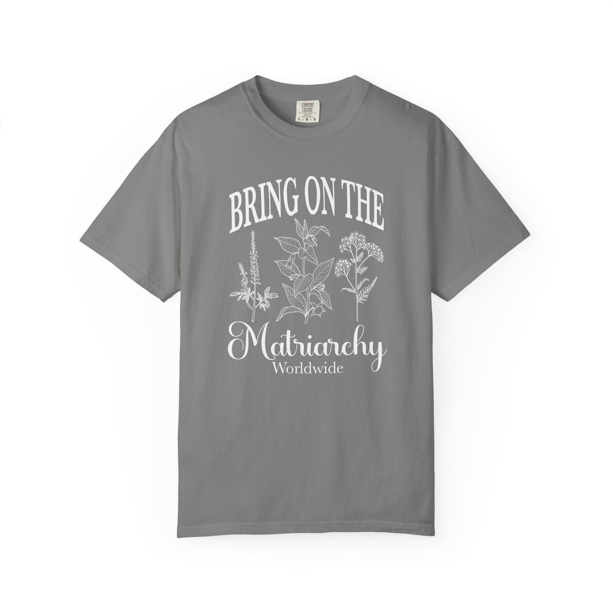 Bring On The Matriarchy T-shirt Feminist Floral Graphic Tee