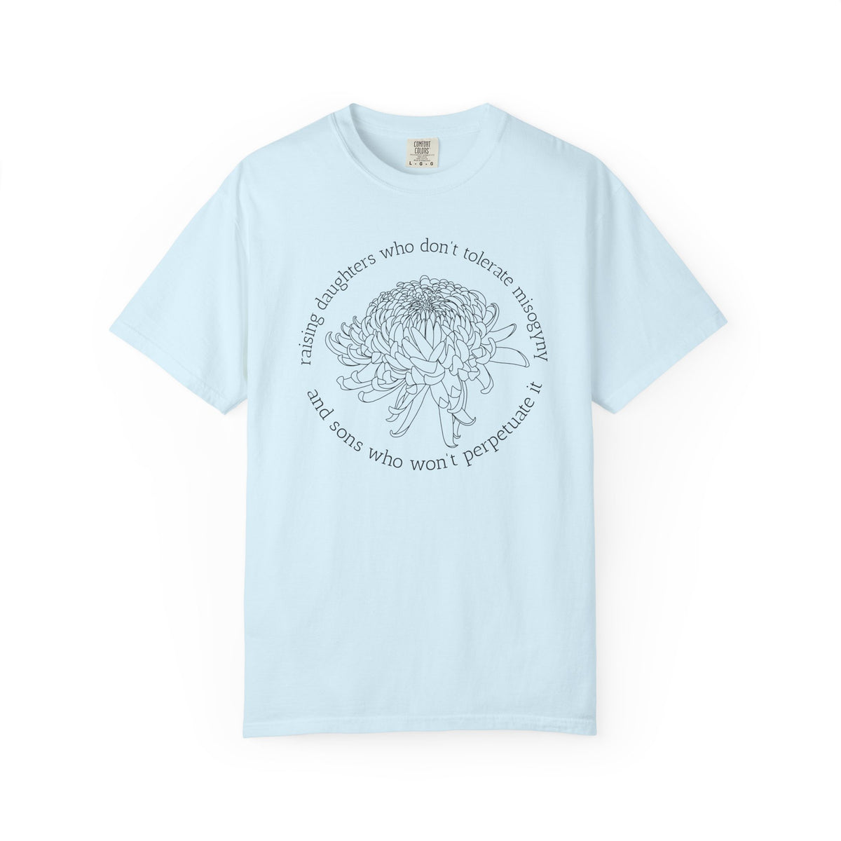 Floral Raising Daughters and Sons T-Shirt Botanical Line Art
