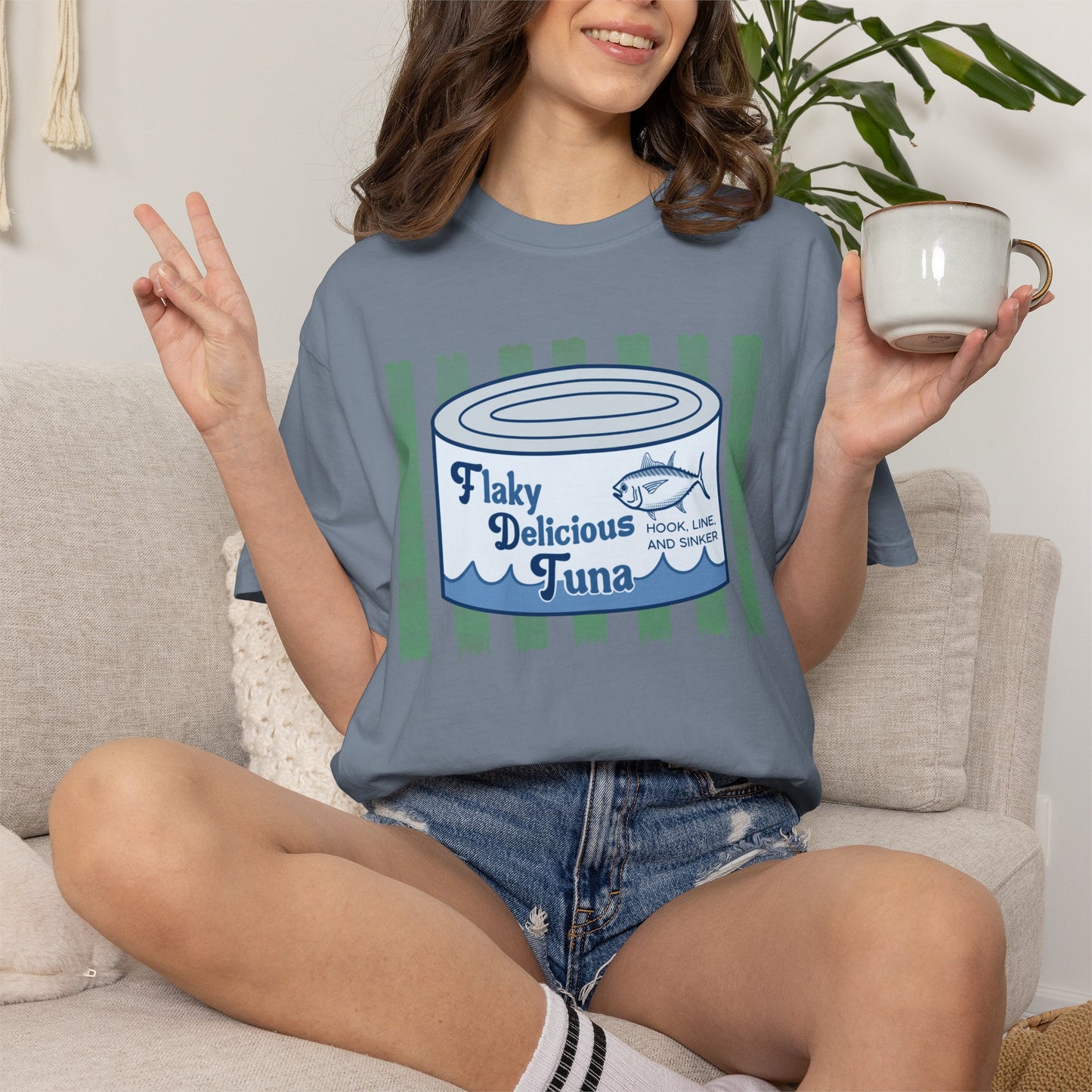 Flaky Delicious Tuna Garment-Dyed T-shirt Comfort Colors FDT