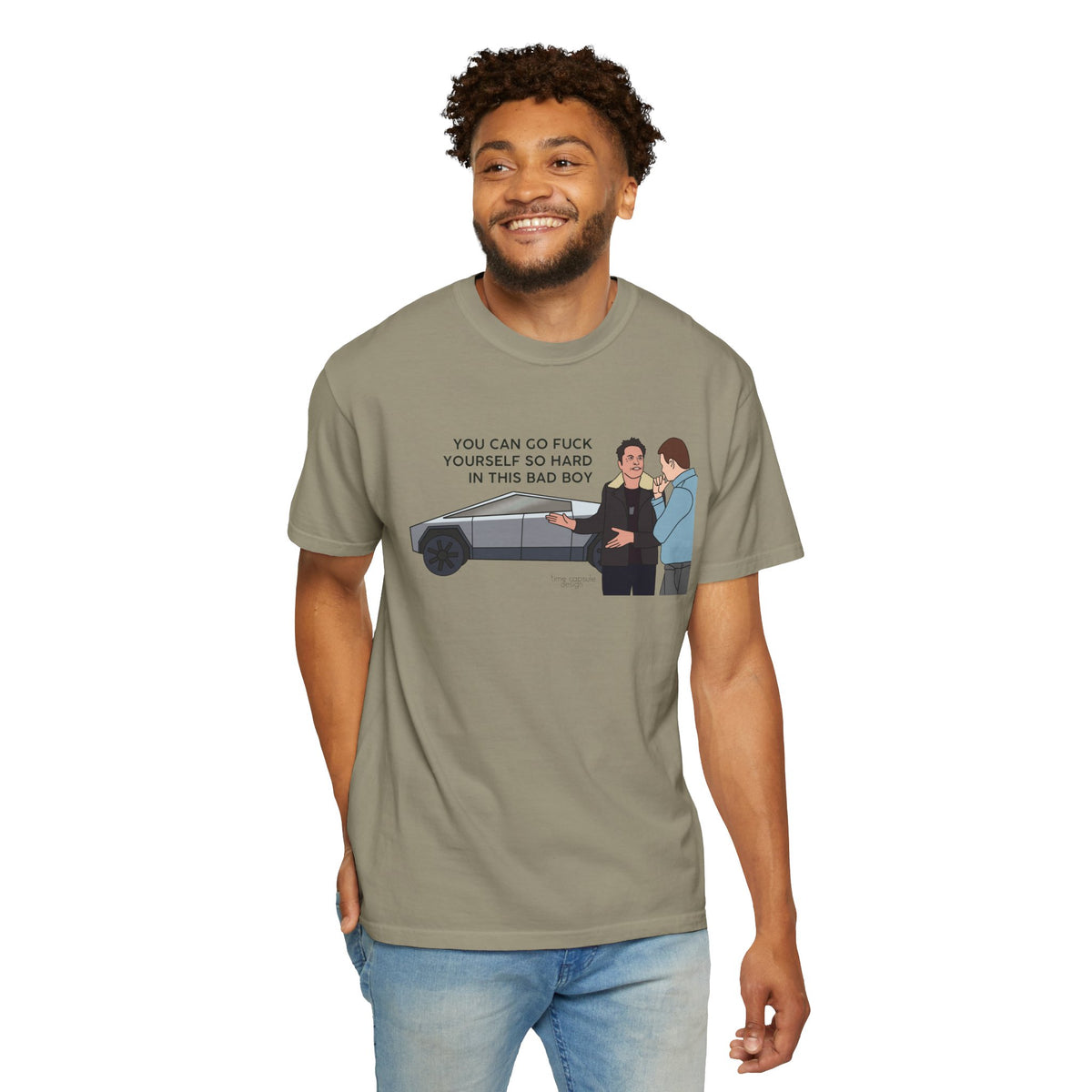 Elon Musk Cybertruck Tesla You Can Go Fuck Yourself So Hard in This Bad Boy T-Shirt