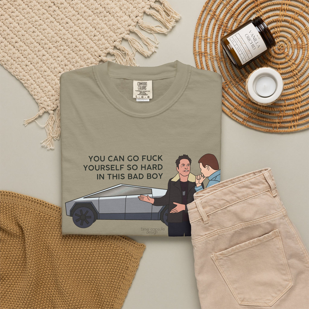 Elon Musk Cybertruck Tesla You Can Go Fuck Yourself So Hard in This Bad Boy T-Shirt