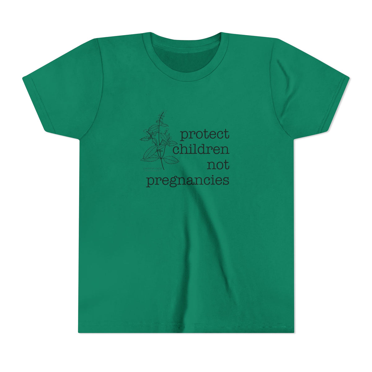 Protect Children Not Pregnancies Youth Short Sleeve Tee