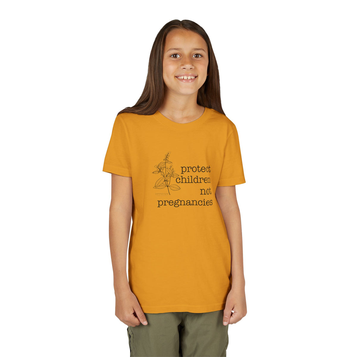 Protect Children Not Pregnancies Youth Short Sleeve Tee