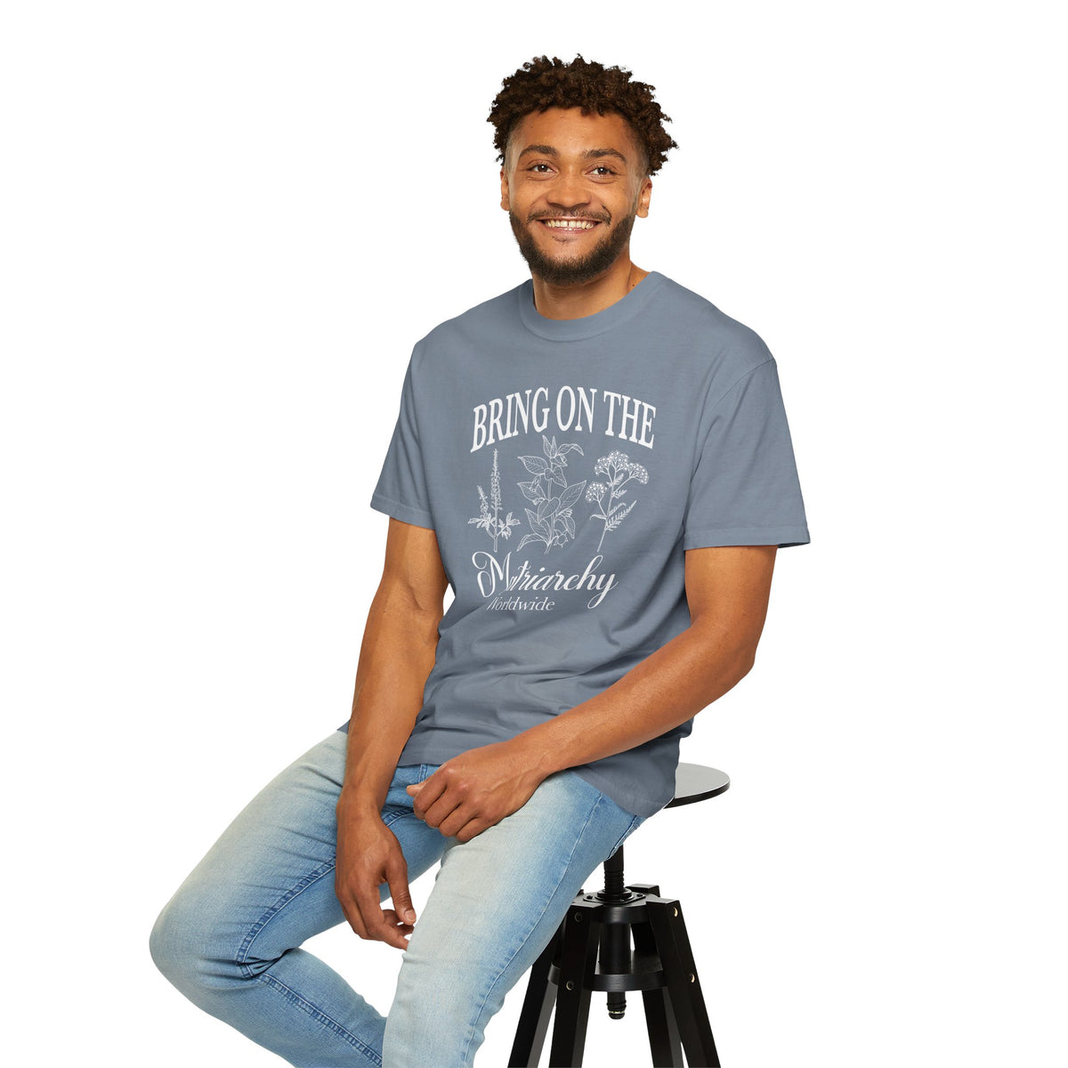 Bring On The Matriarchy T-shirt Feminist Floral Graphic Tee