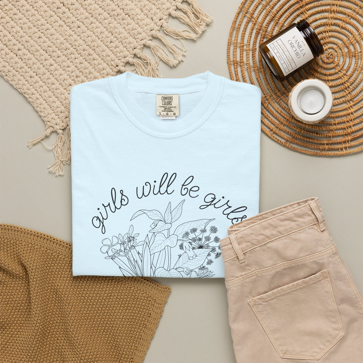 Girls Will Be Girls Floral T-Shirt