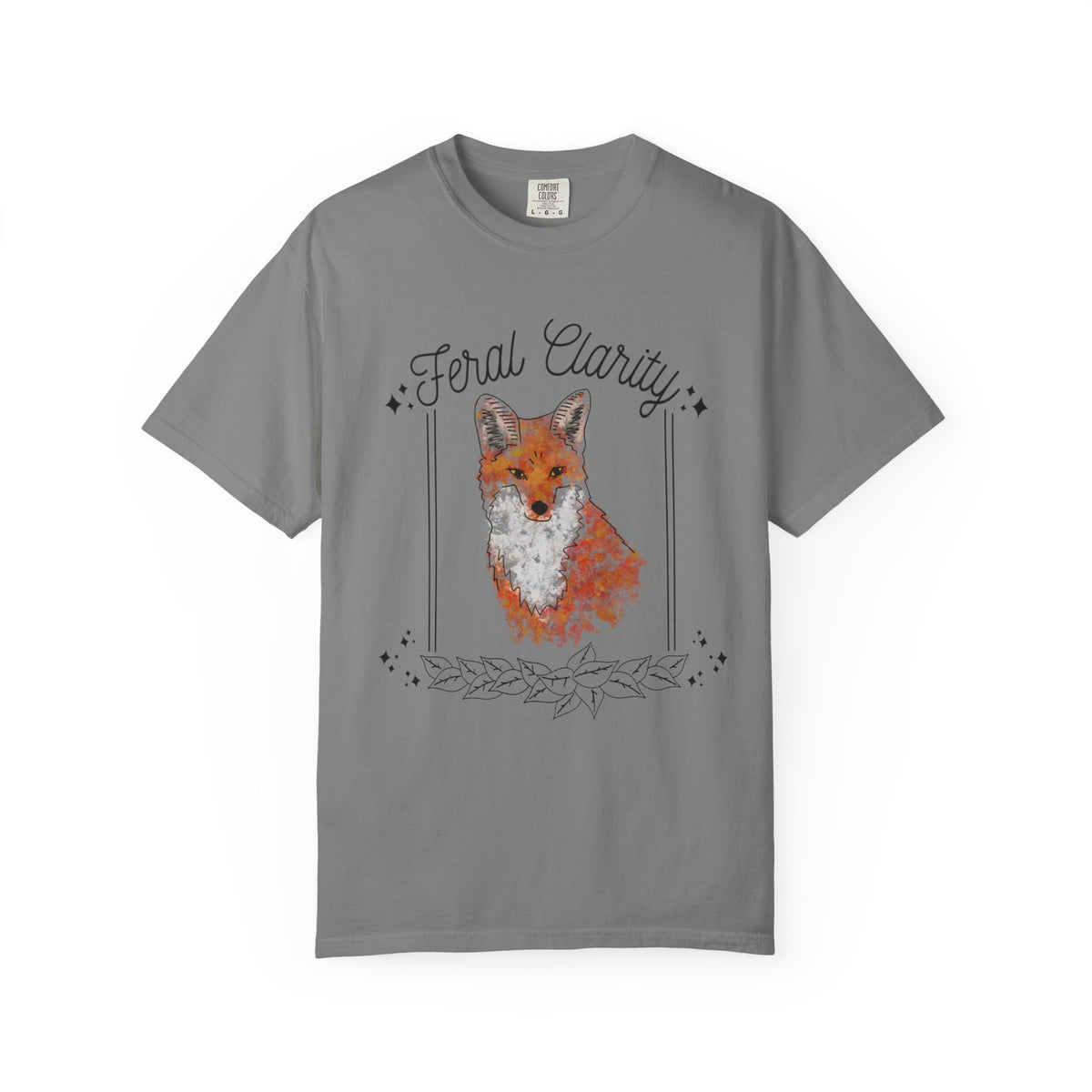 Feral Clarity Fox Graphic T-Shirt