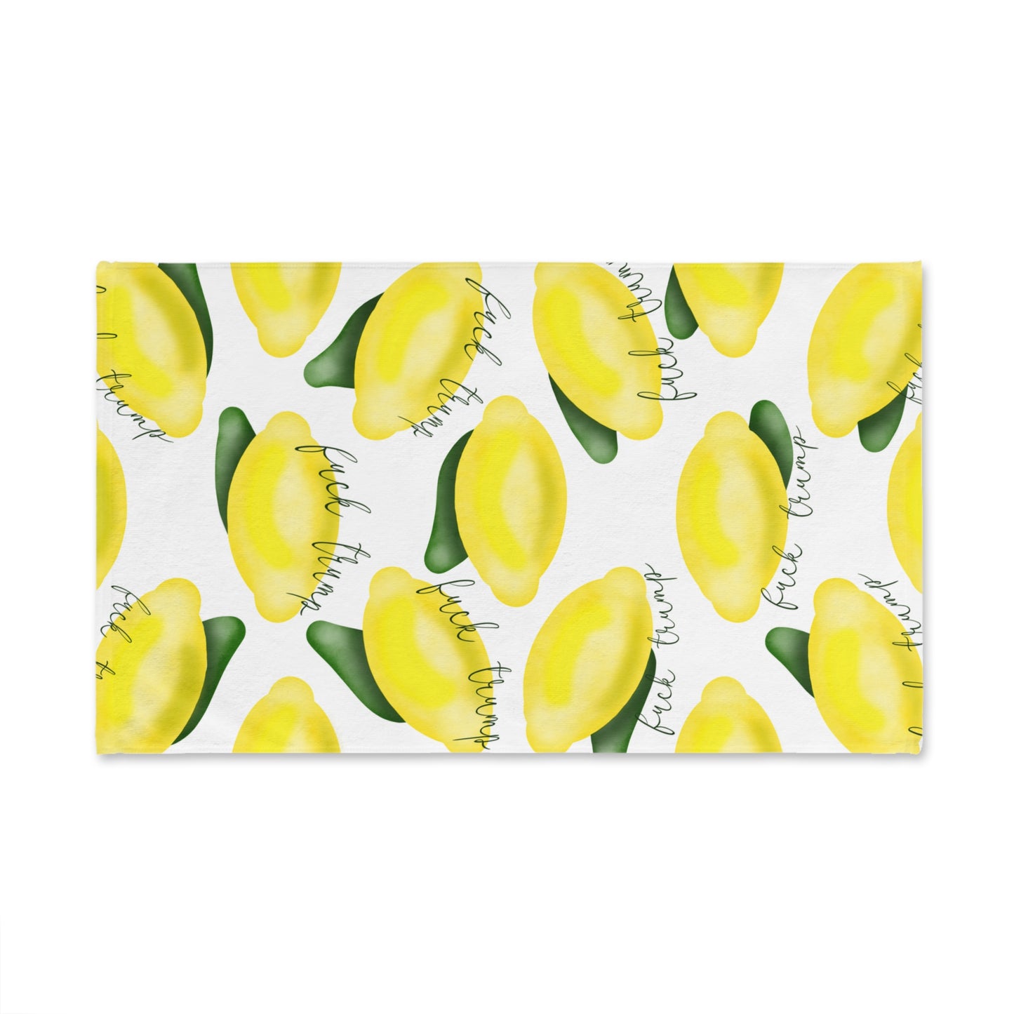 When Life Gives You Trump Lemons Hand Towel Slightly Subtle