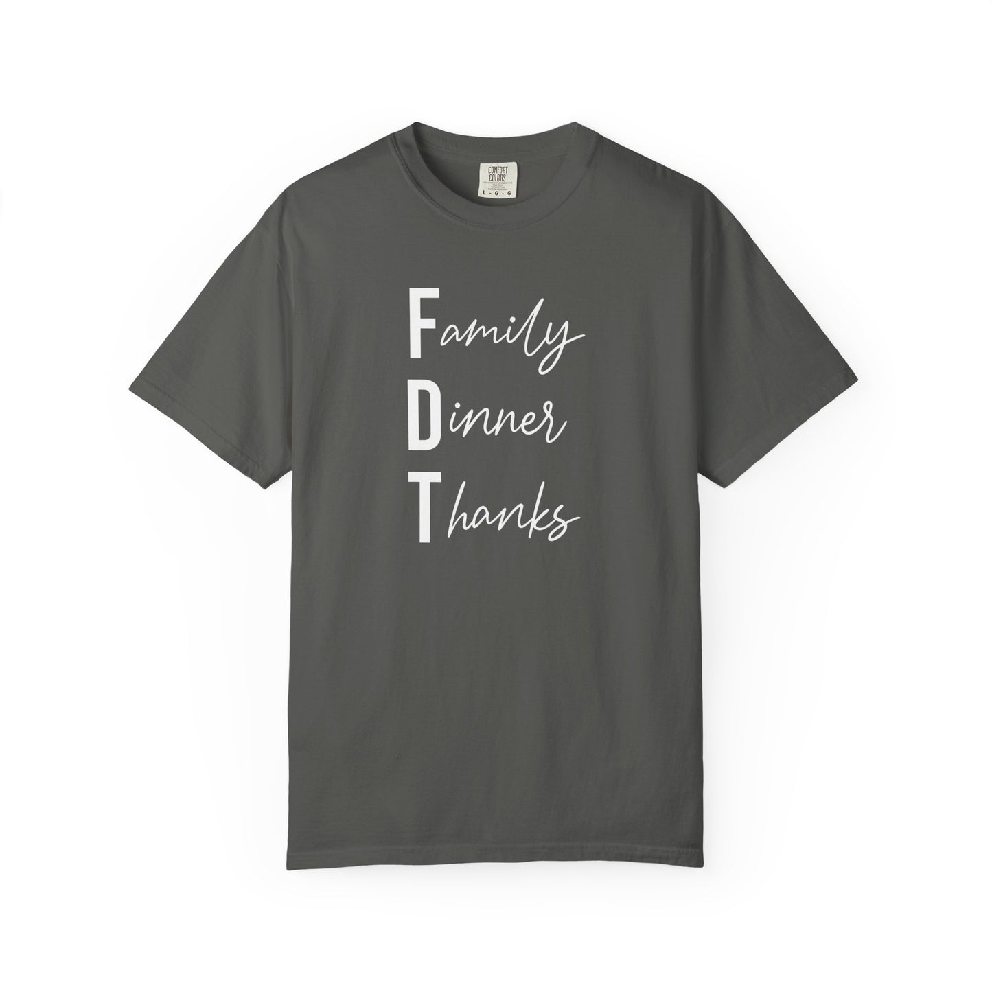 Family Dinner Thanks T-Shirt fdt Thanksgiving Family Gathering Tee